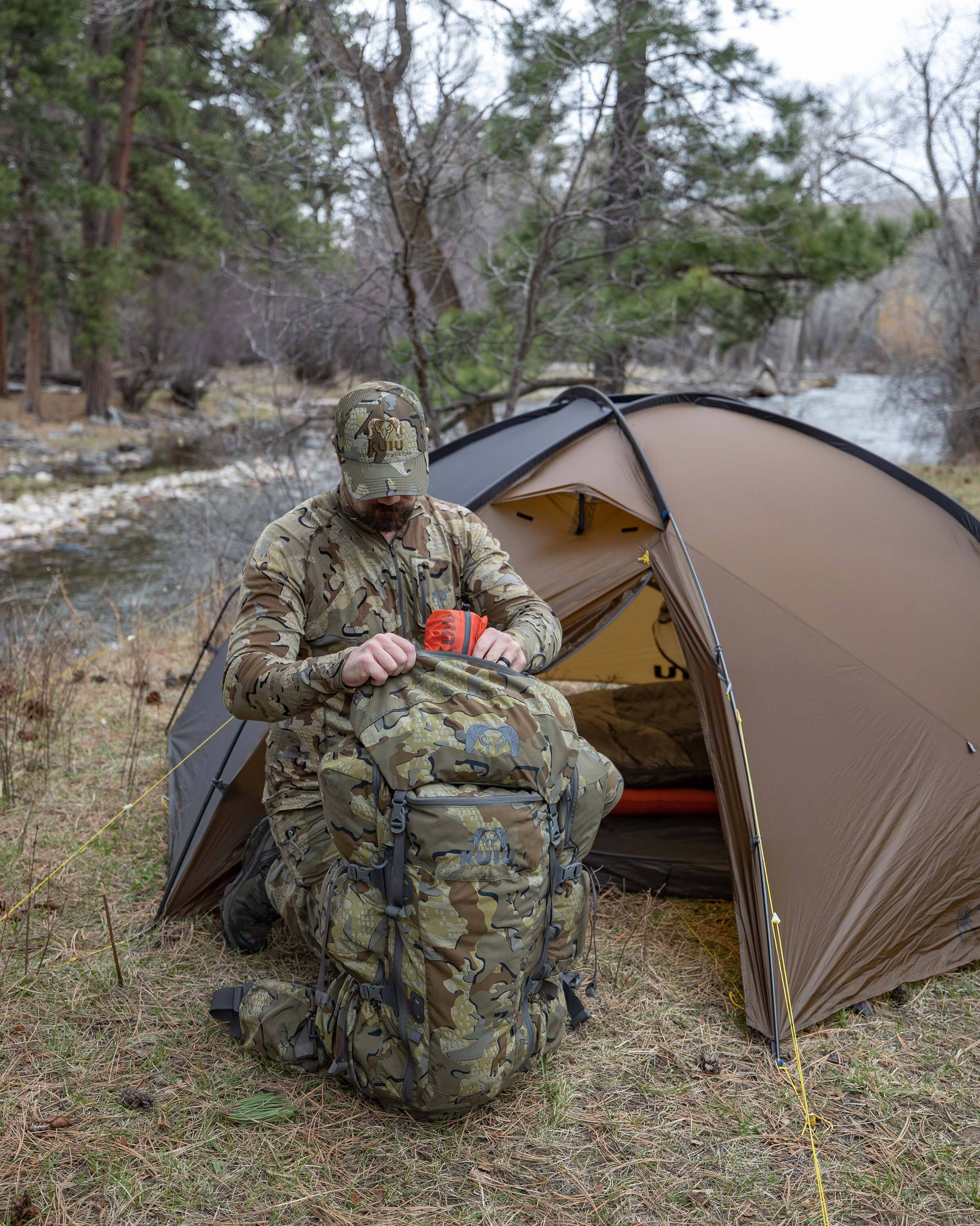 Mountain Star 3 Person Tent Set | Gunmetal-Camel - Image 9