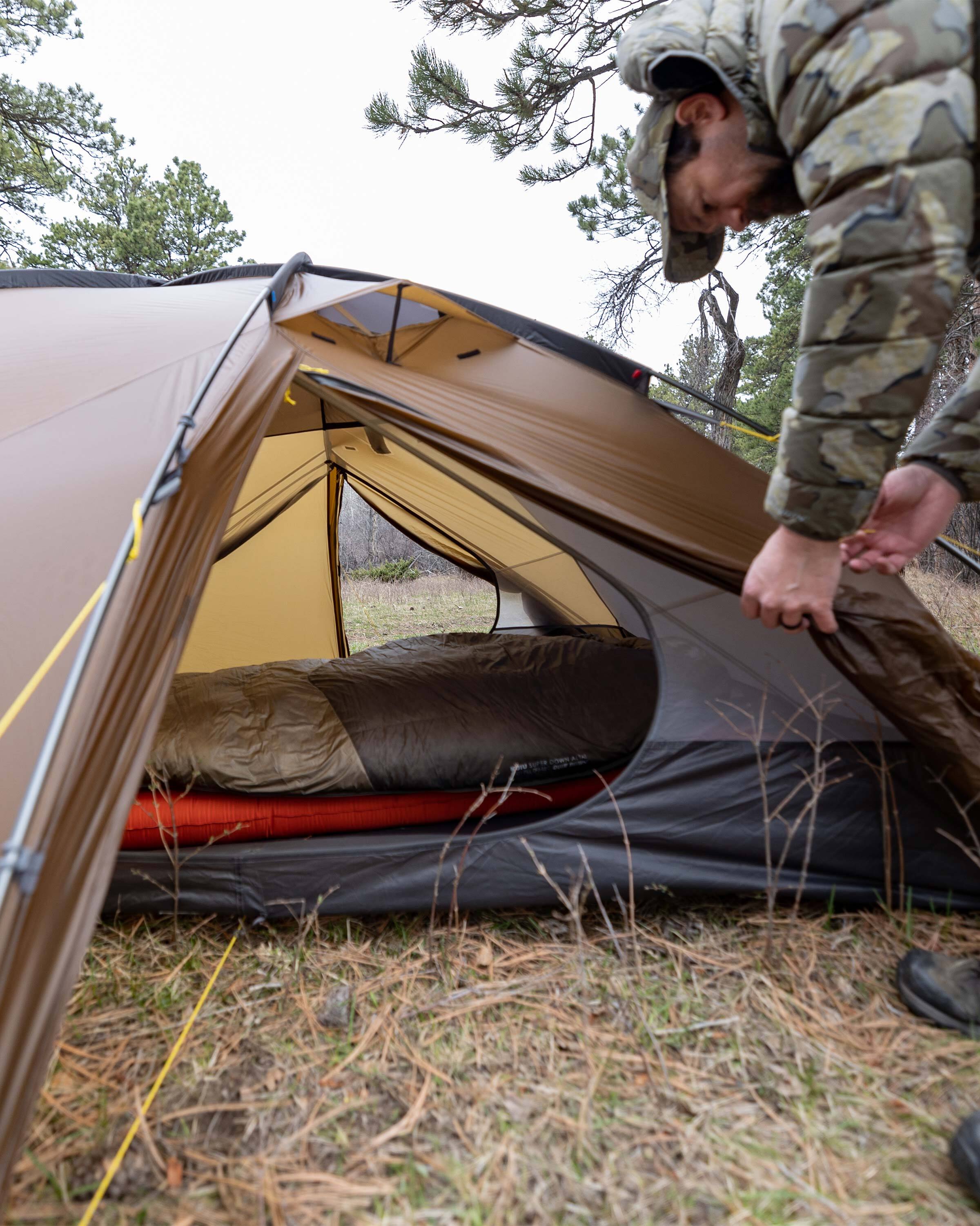 Mountain Star 3 Person Tent Set | Gunmetal-Camel - Image 10