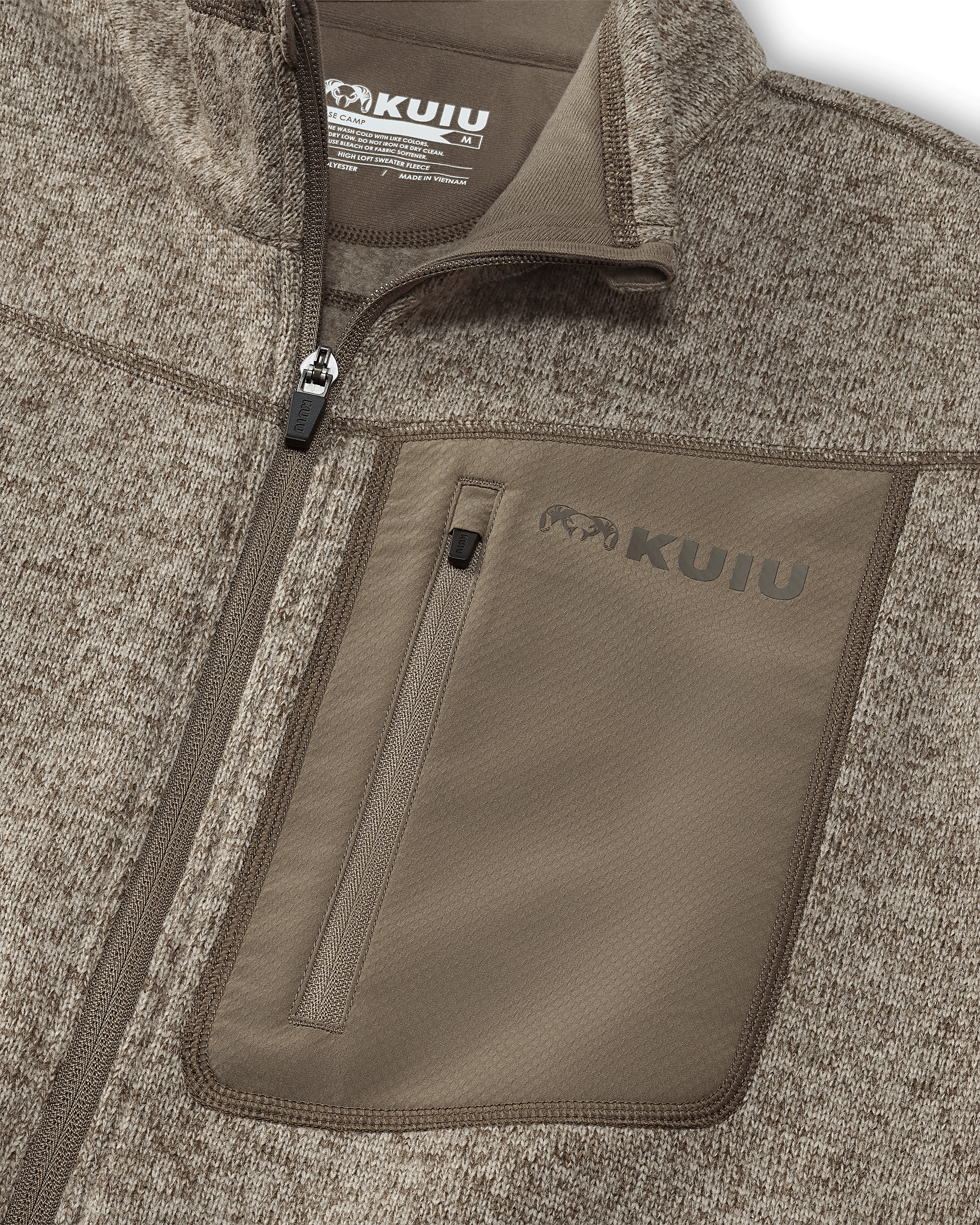 Base Camp Sweater Vest | Khaki Heather - Image 3