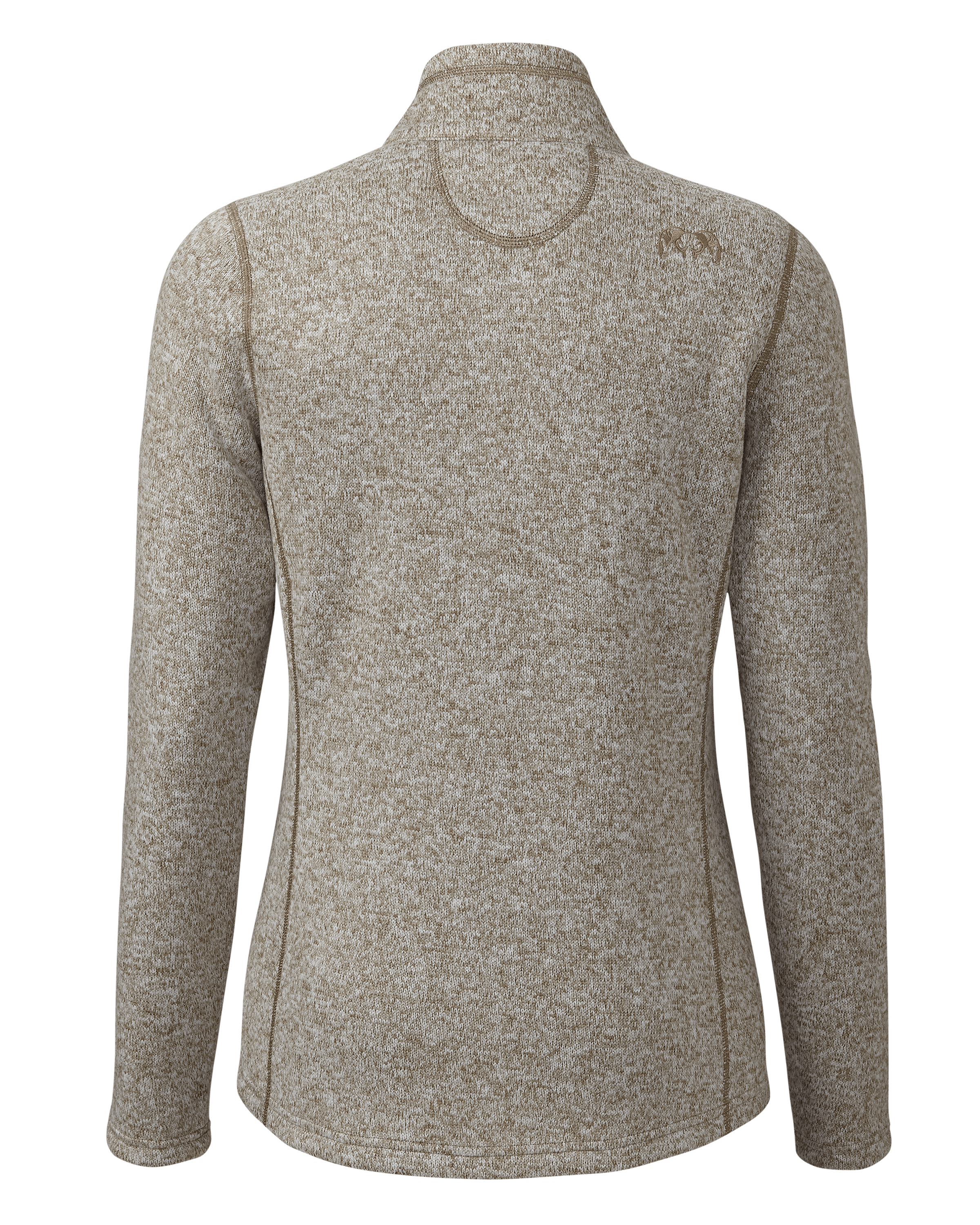 Alternative view of Women's Base Camp Full Zip Sweater | Khaki White Heather