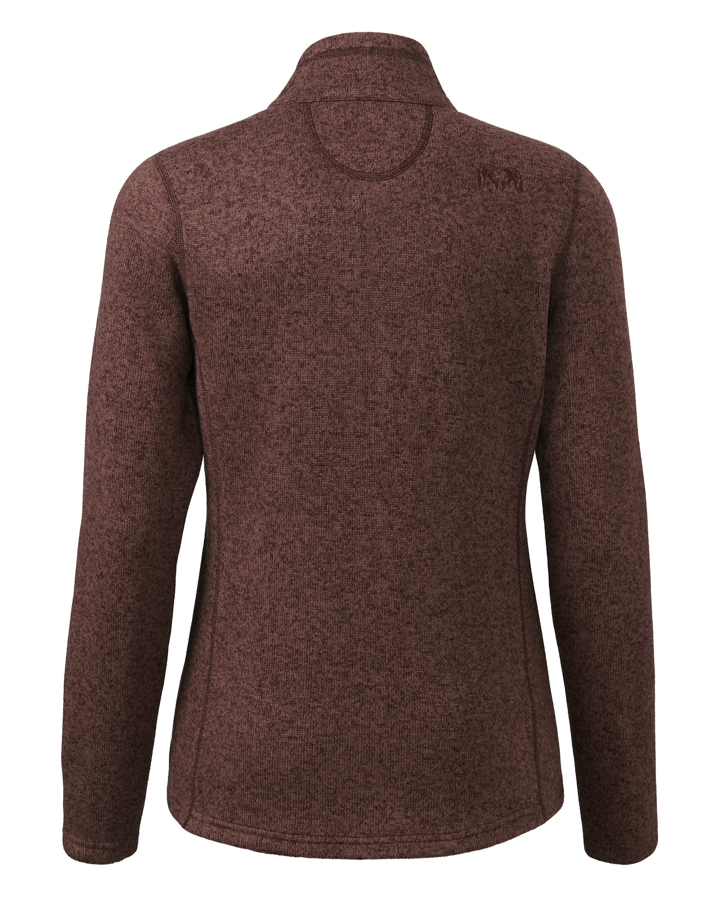 Outlet Women's Base Camp Full Zip Sweater | Windsor Wine Heather - Image 2