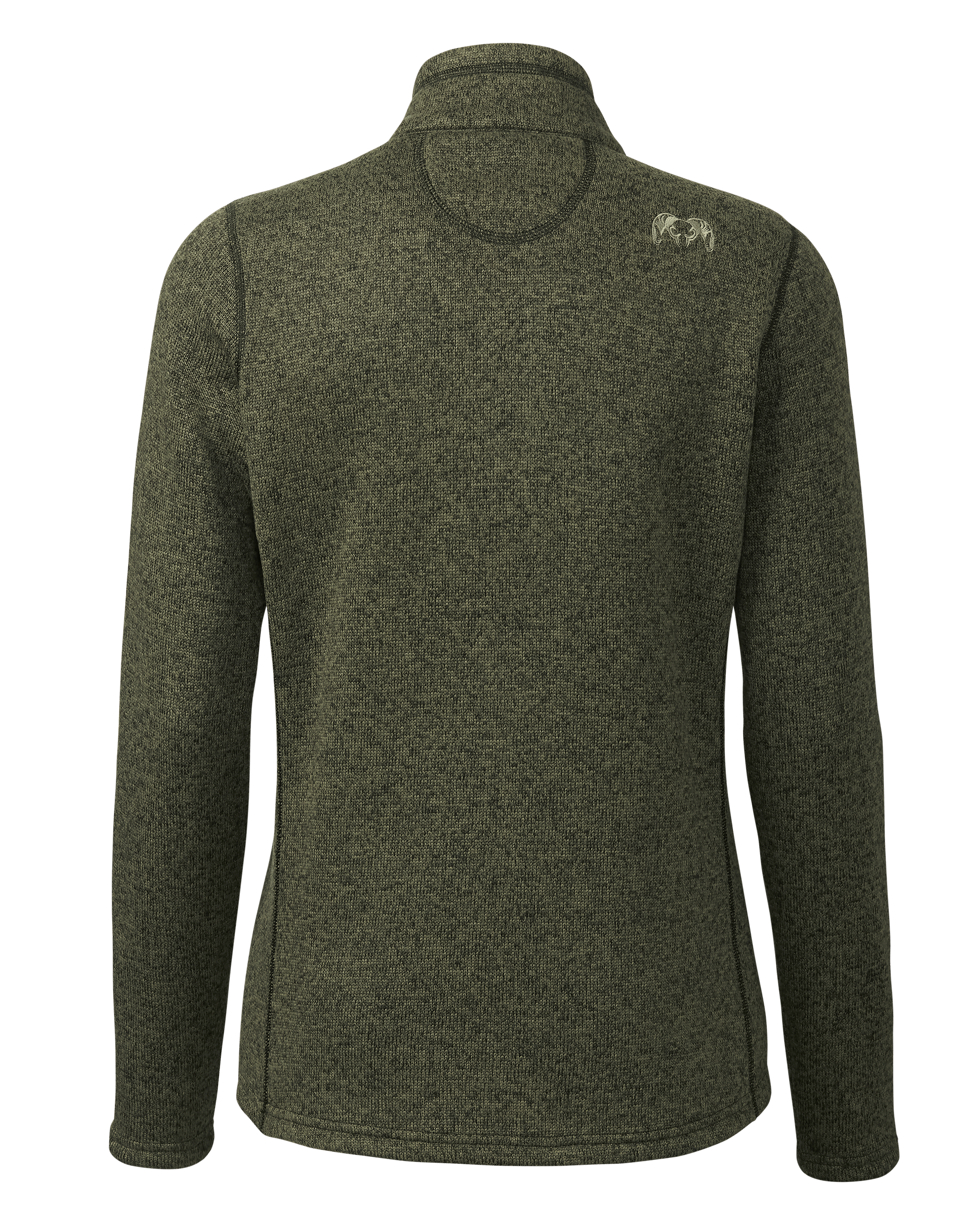 Outlet Women's Base Camp Pullover Sweater | Olive Heather - Image 2