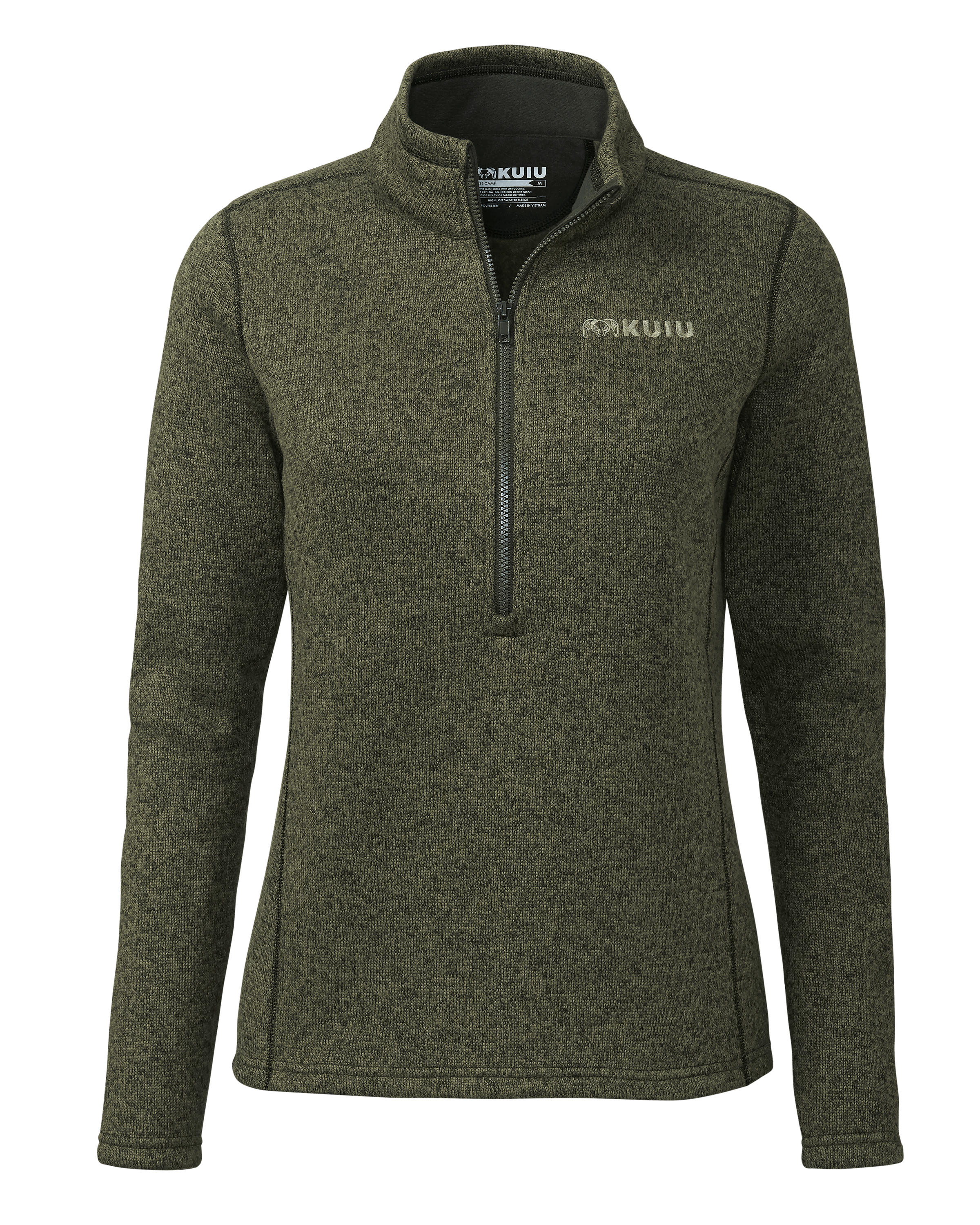 Outlet Women's Base Camp Pullover Sweater | Olive Heather