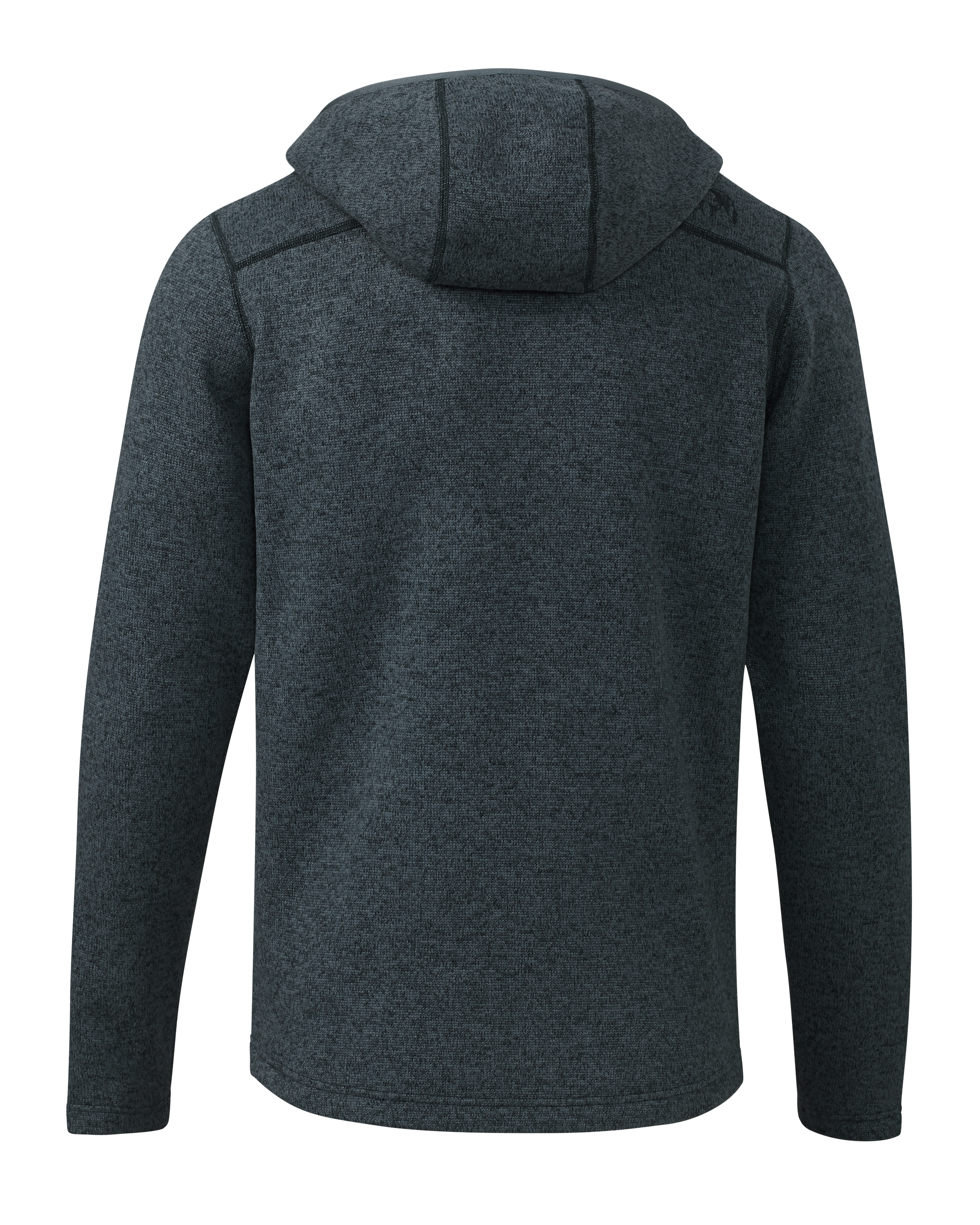 Outlet Base Camp Hooded Sweater | Navy Heather - Image 2