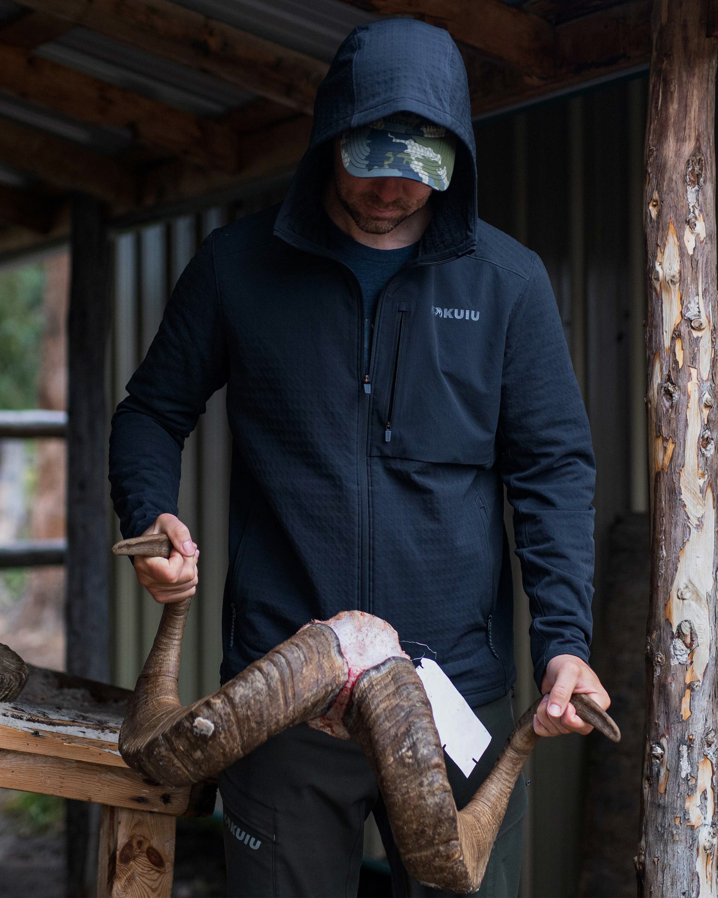 Blockfield Fleece Hoodie | Gunmetal - Image 6
