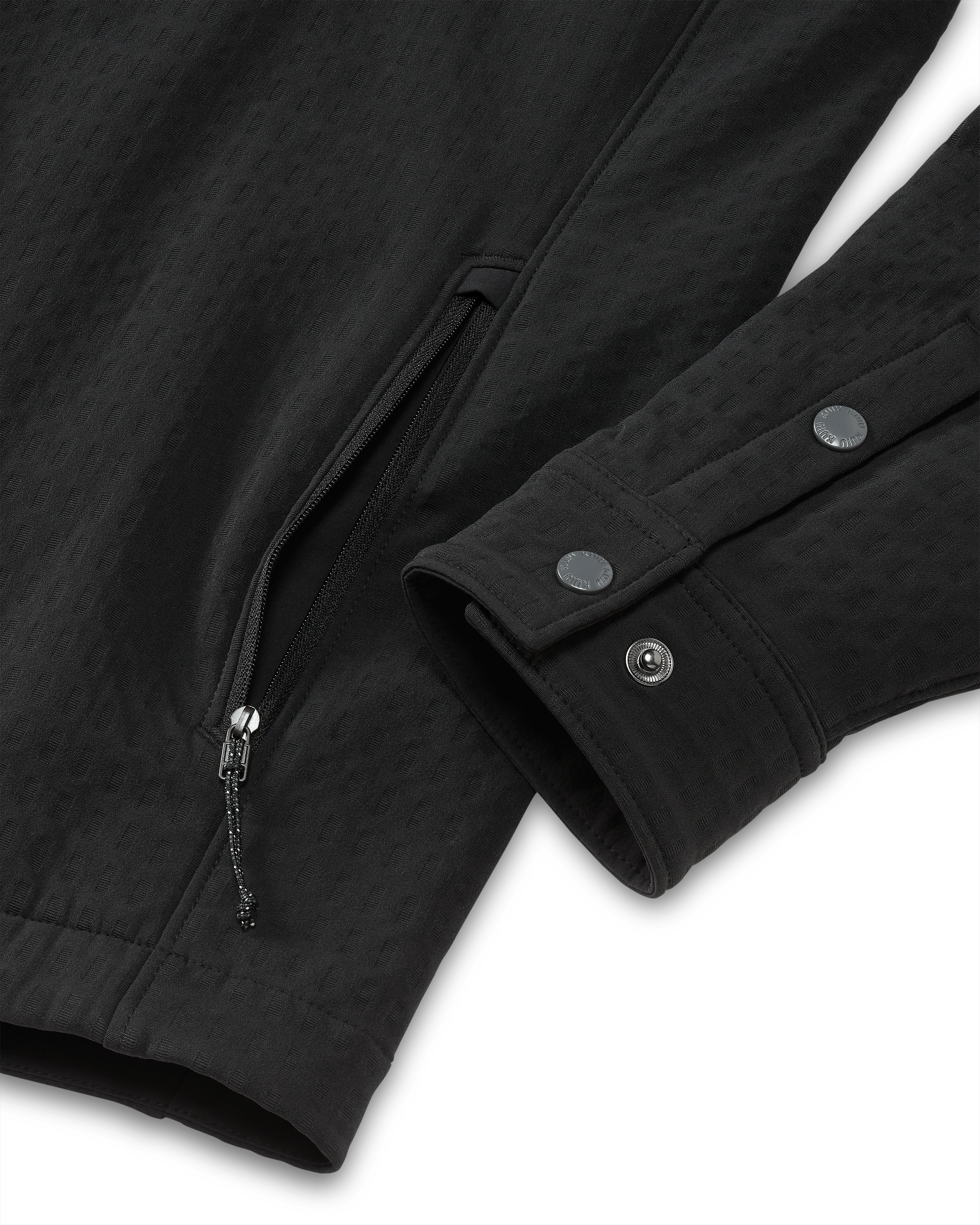 Blockfield Fleece Shirt Jacket | Black - Image 5