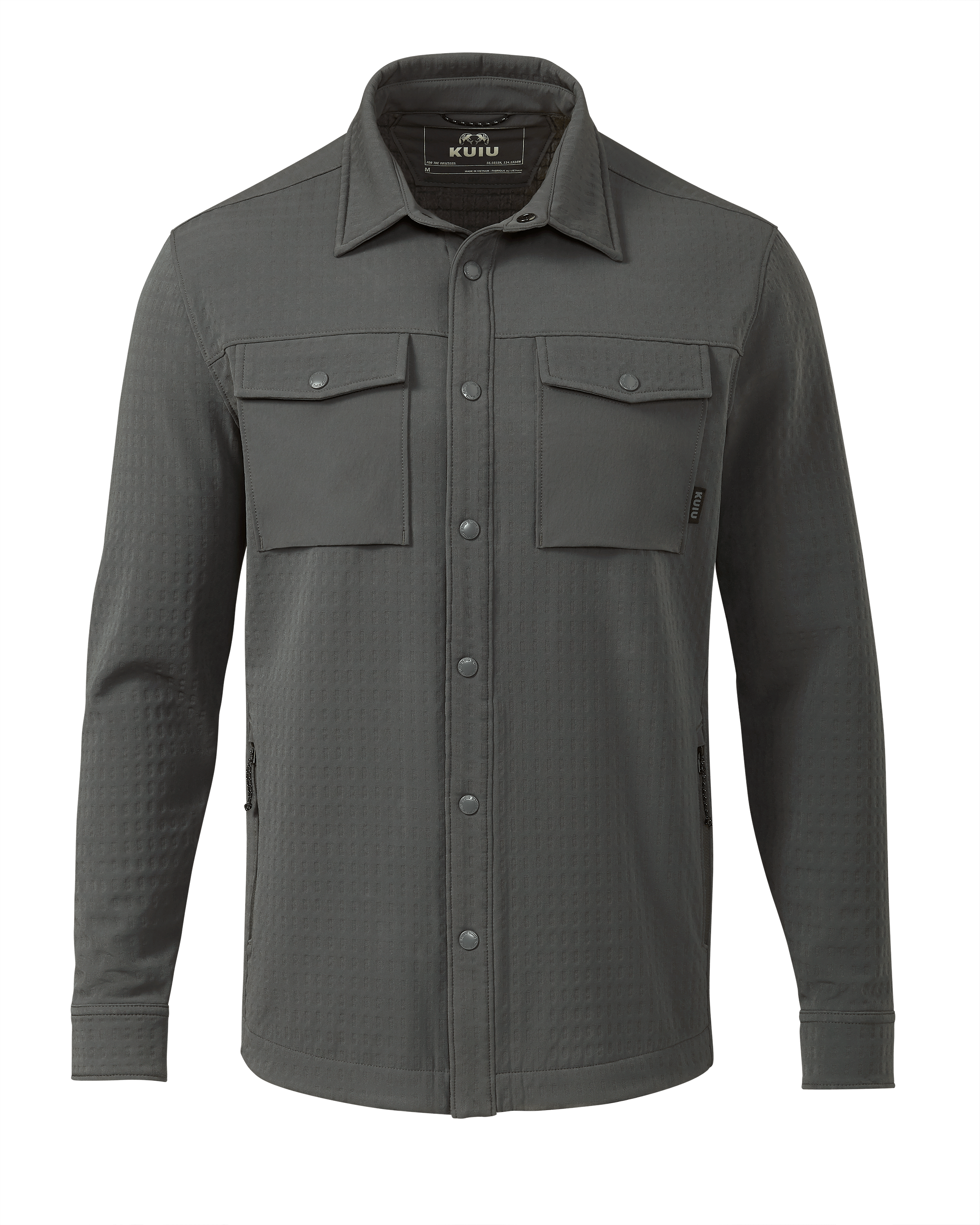 Blockfield Fleece Shirt Jacket | Gunmetal