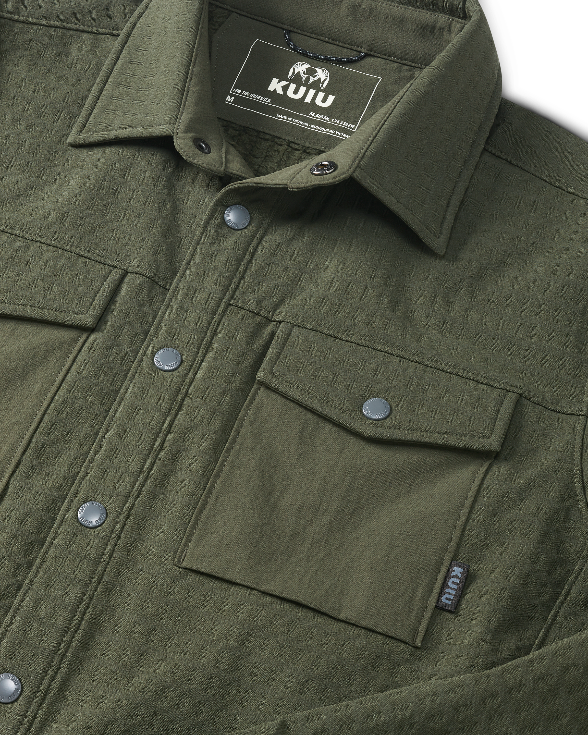 Blockfield Fleece Shirt Jacket | Wildwood - Image 3