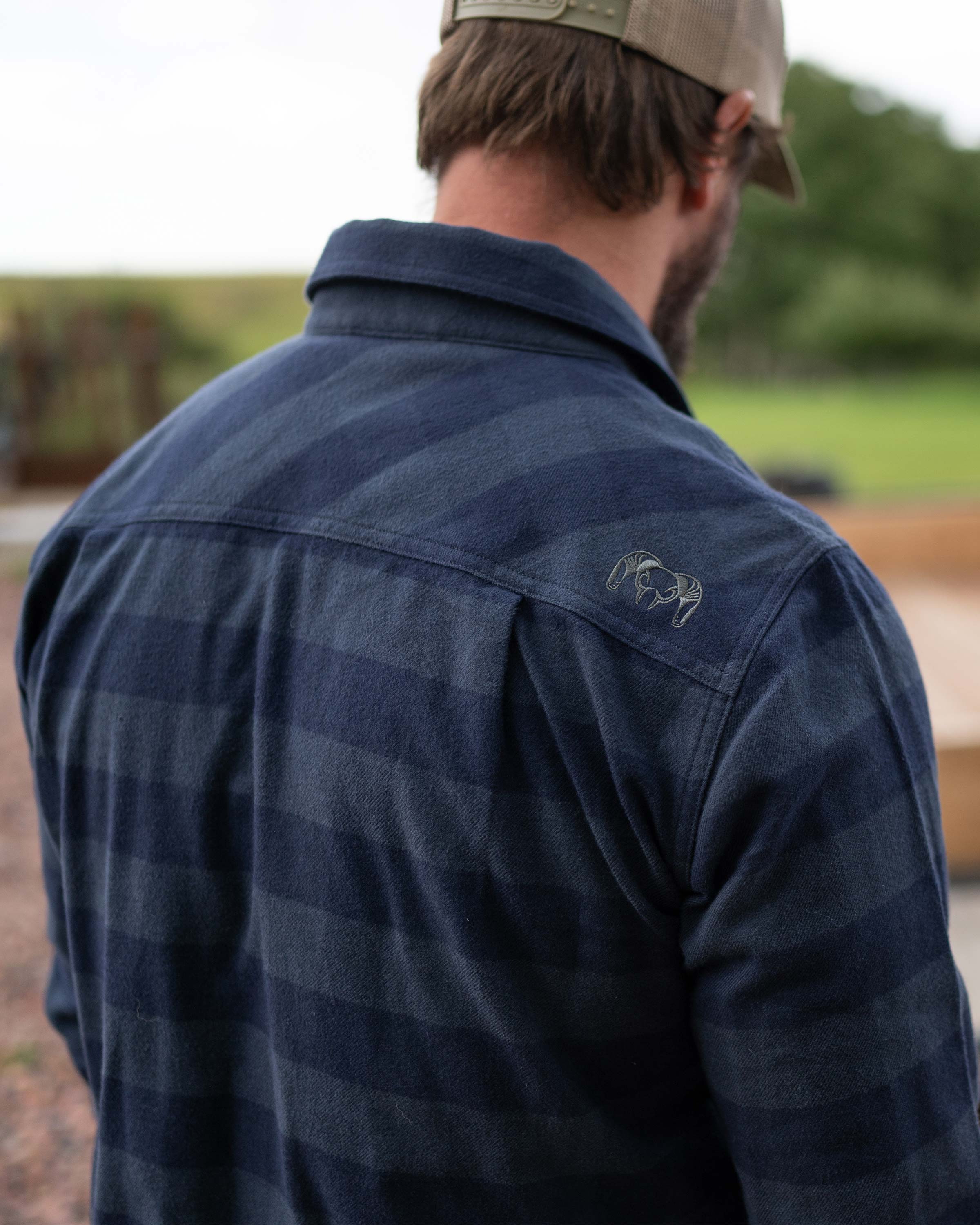 Outlet Field Flannel Shirt | Red/Black Buffalo Check - Image 7