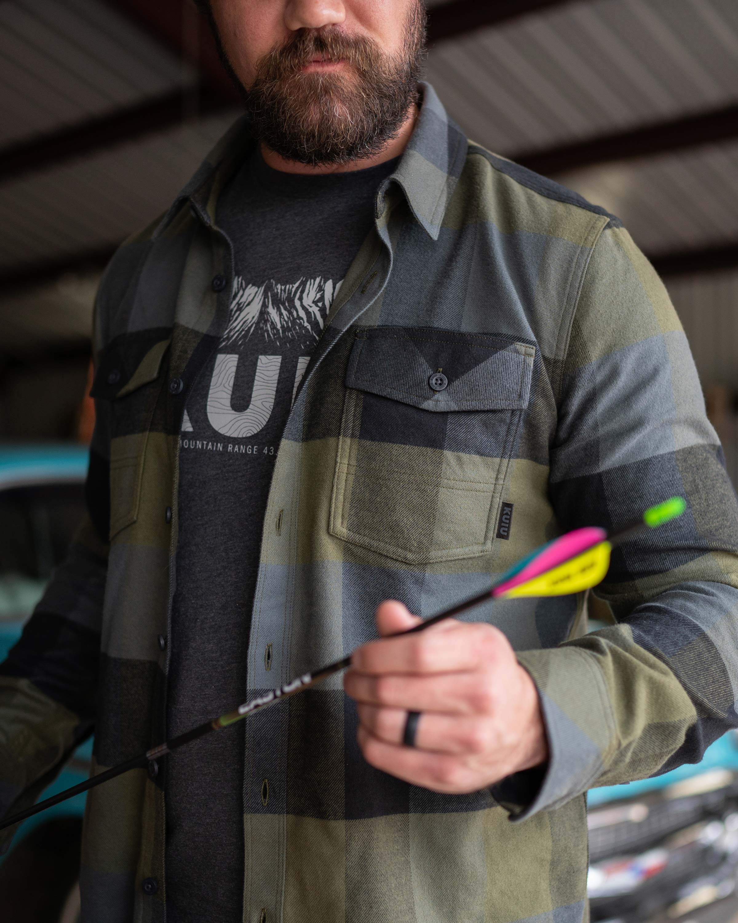 Field Flannel Shirt | Verde Plaid - Image 4