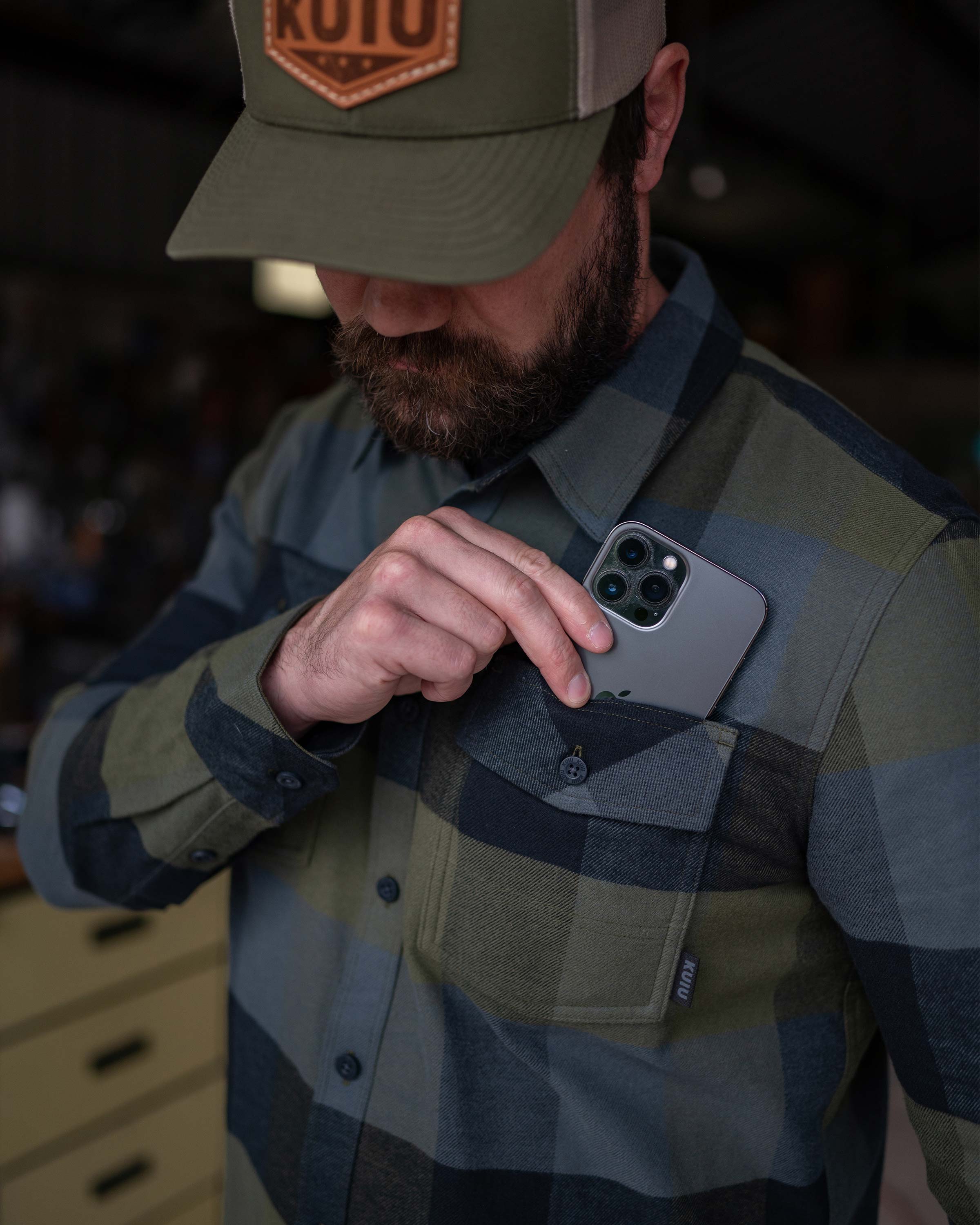Field Flannel Shirt | Verde Plaid - Image 5