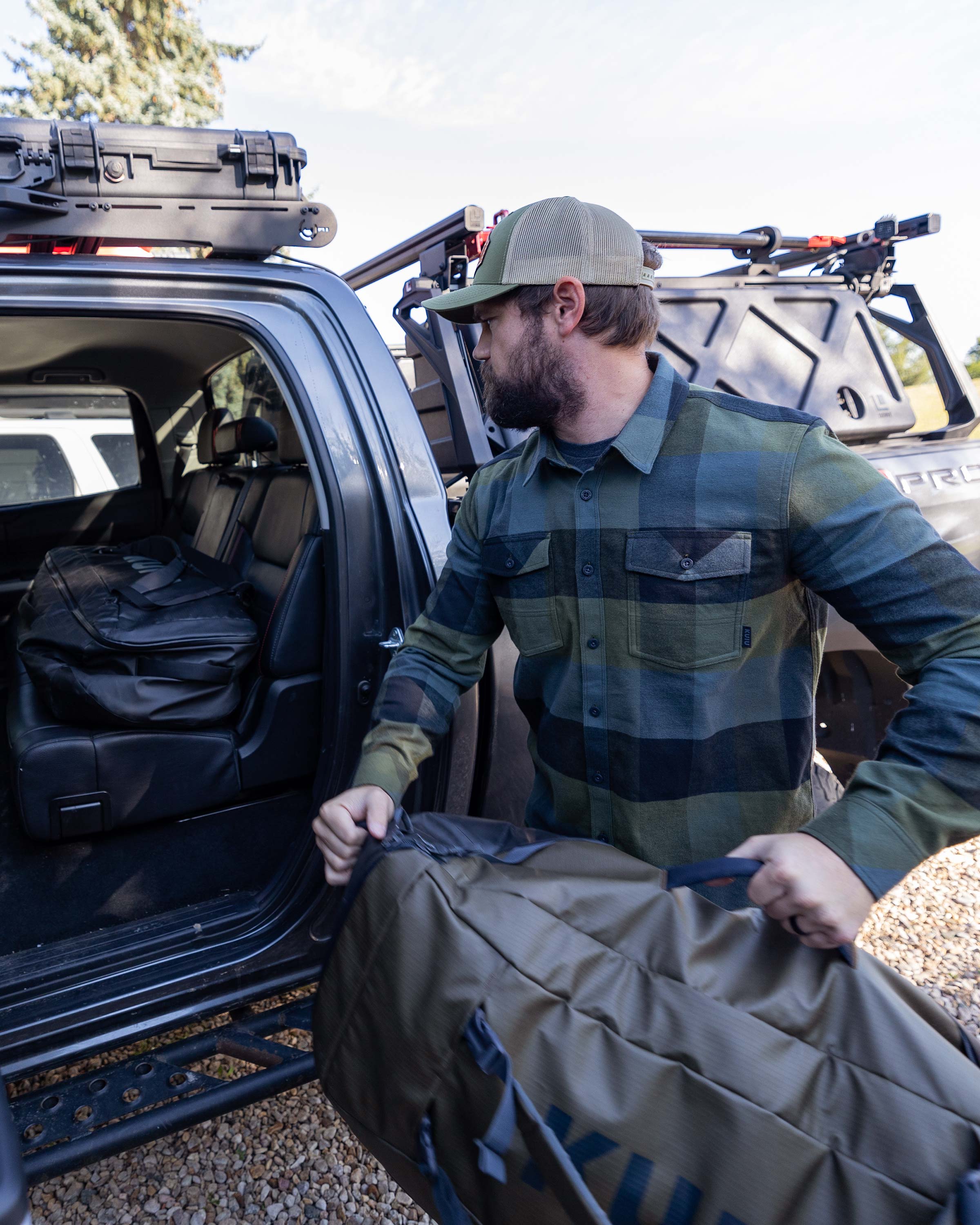 Field Flannel Shirt | Verde Plaid - Image 8
