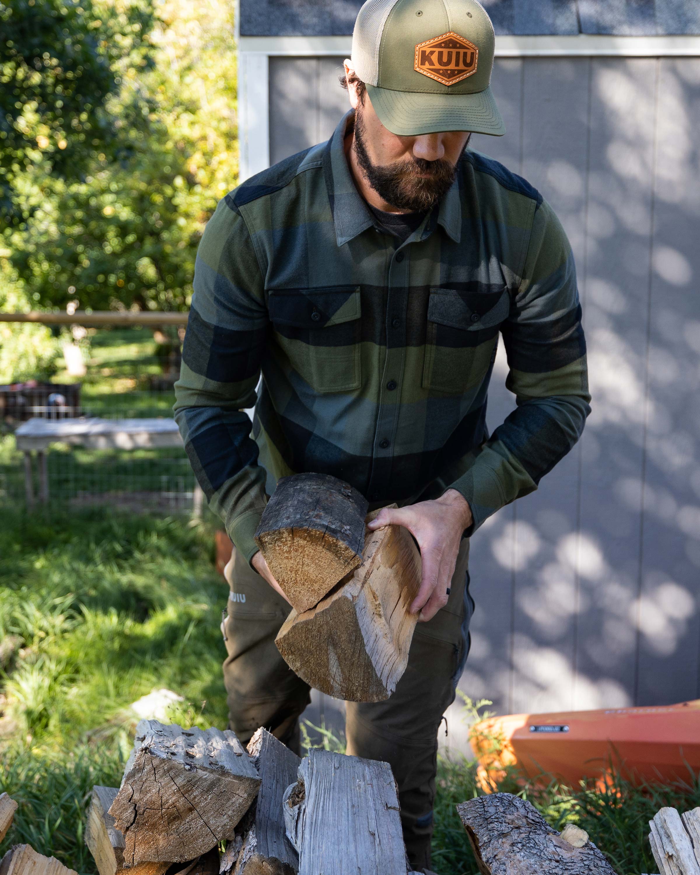 Field Flannel Shirt | Verde Plaid - Image 10