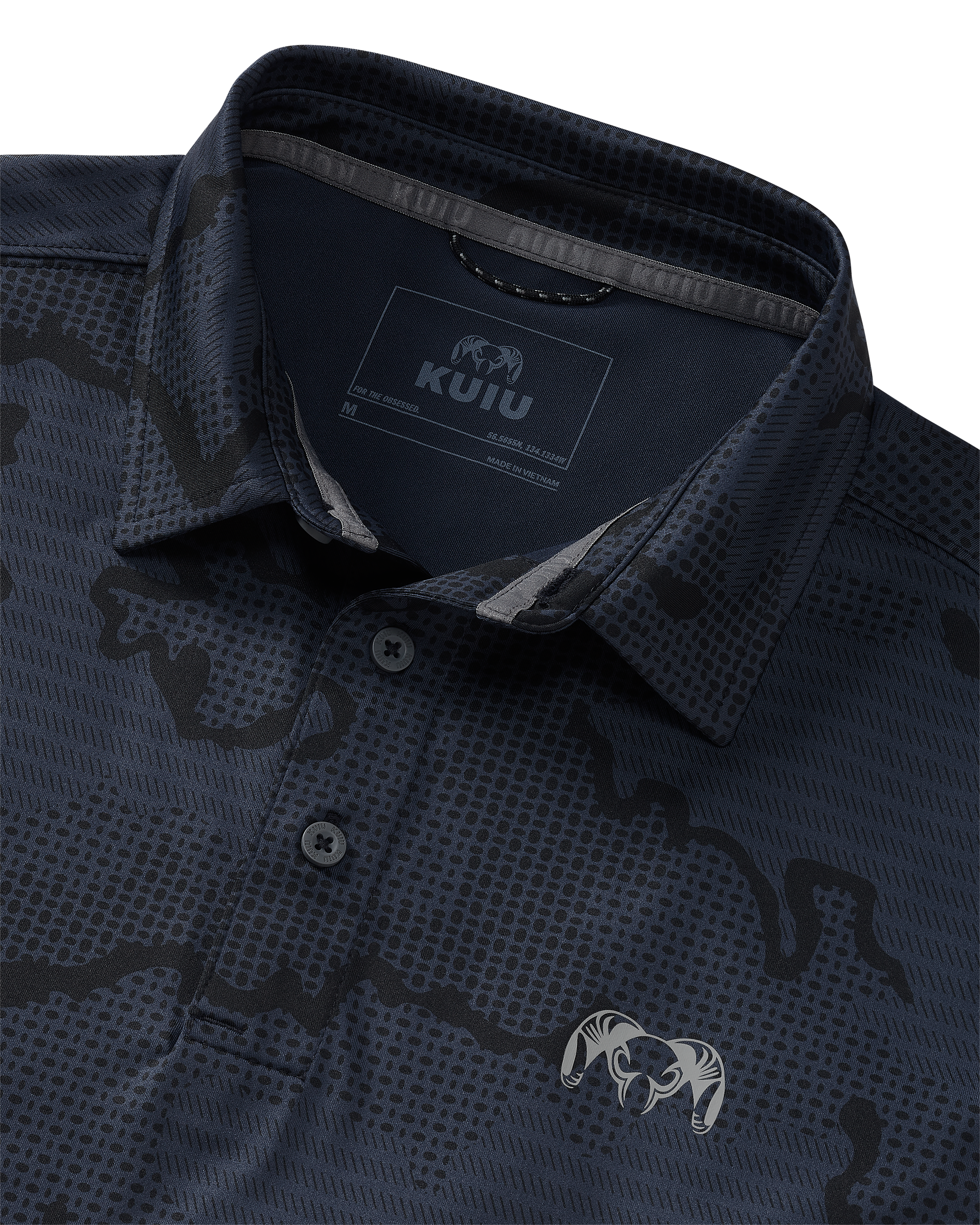 Alternative view of KUIU Performance Polo | Steel Blue Tonal