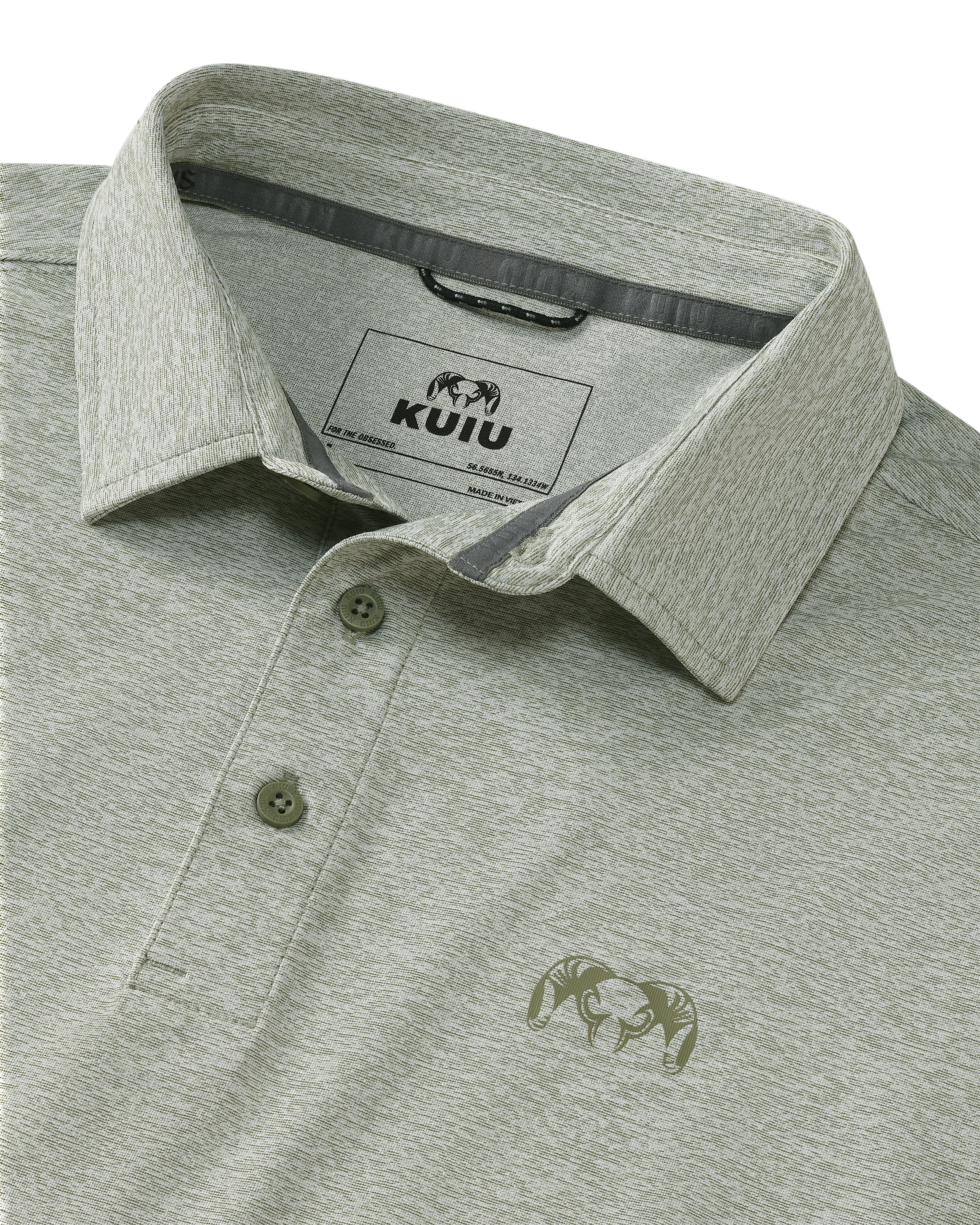 Alternative view of KUIU Performance Polo | Heather Buckbrush
