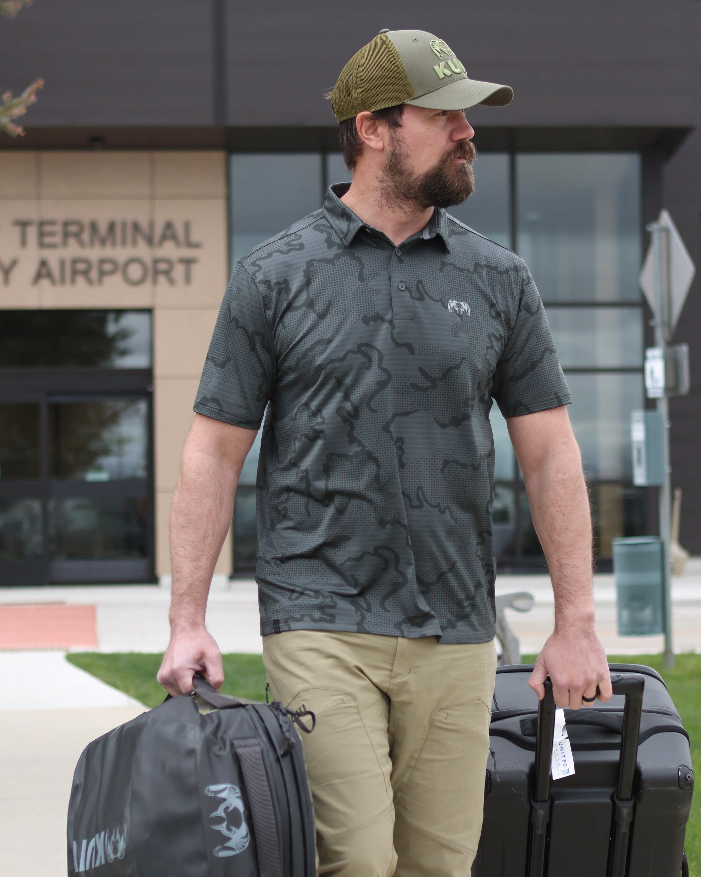 KUIU Performance Polo | Dark Sage Tonal - Image 3