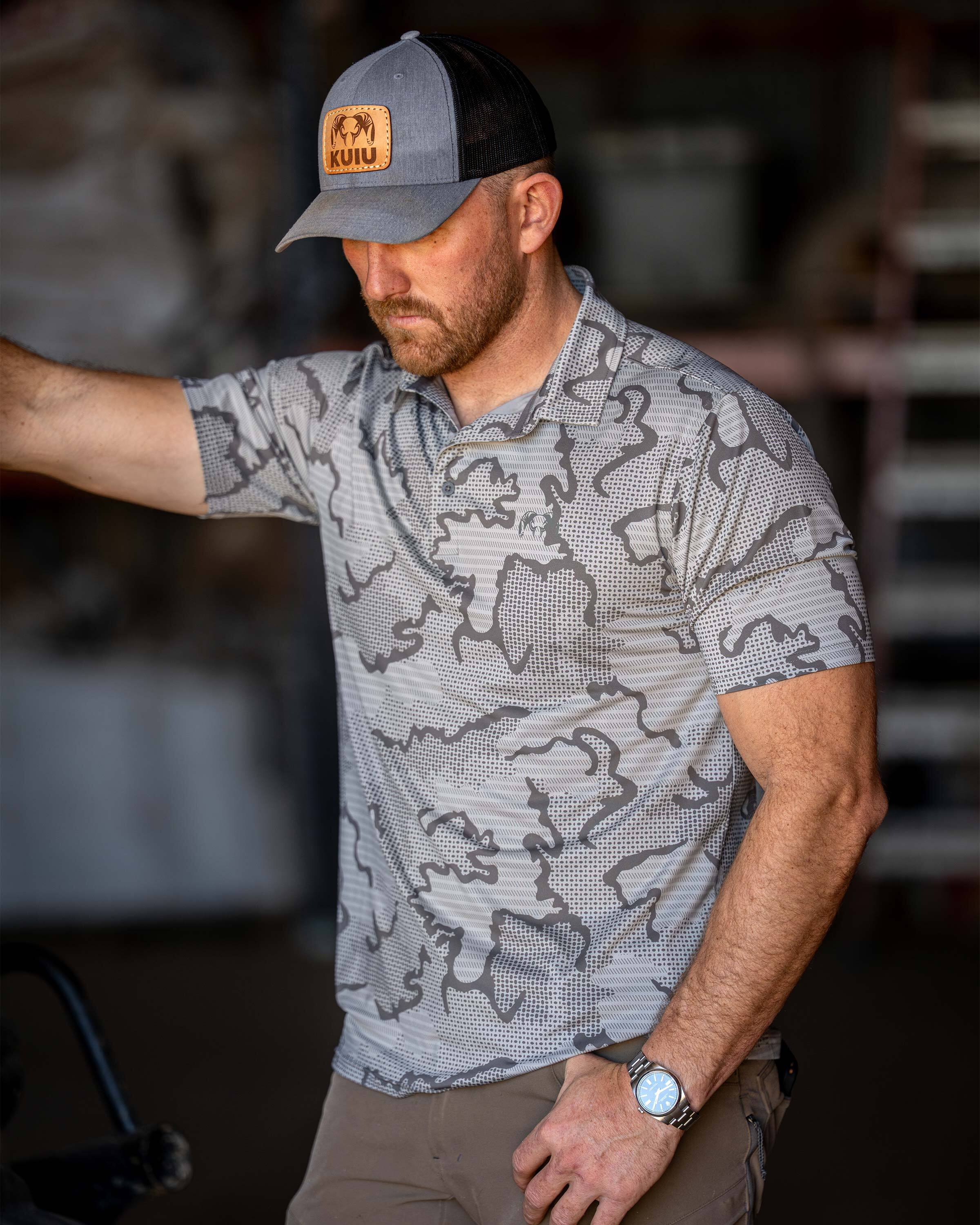 KUIU Performance Polo | Stone Tonal - Image 5