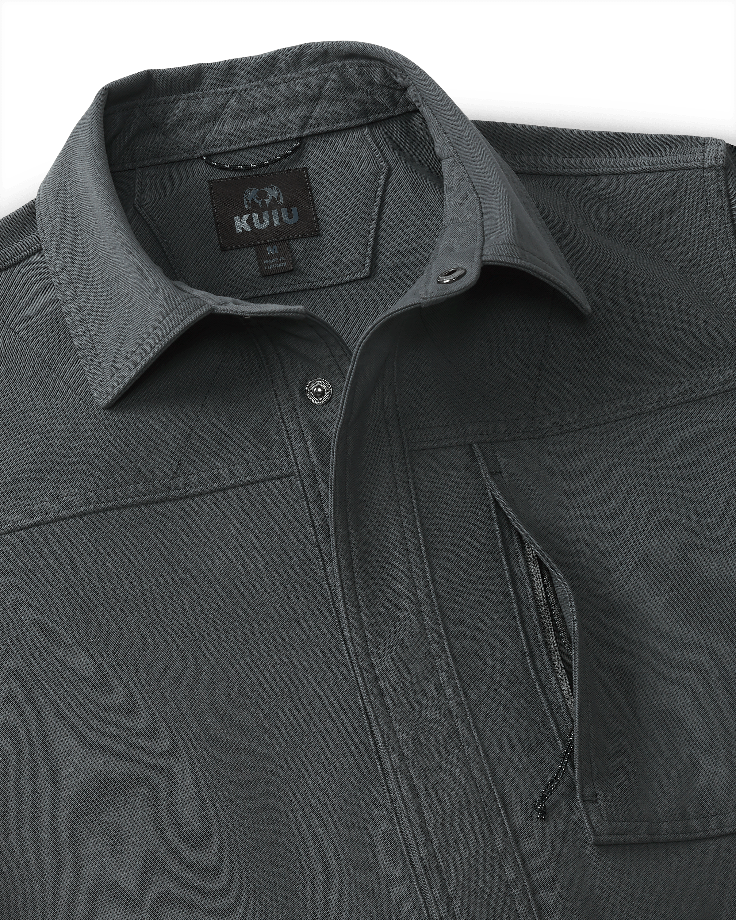 Outlet Brawley Canvas Jacket | Gunmetal - Image 3