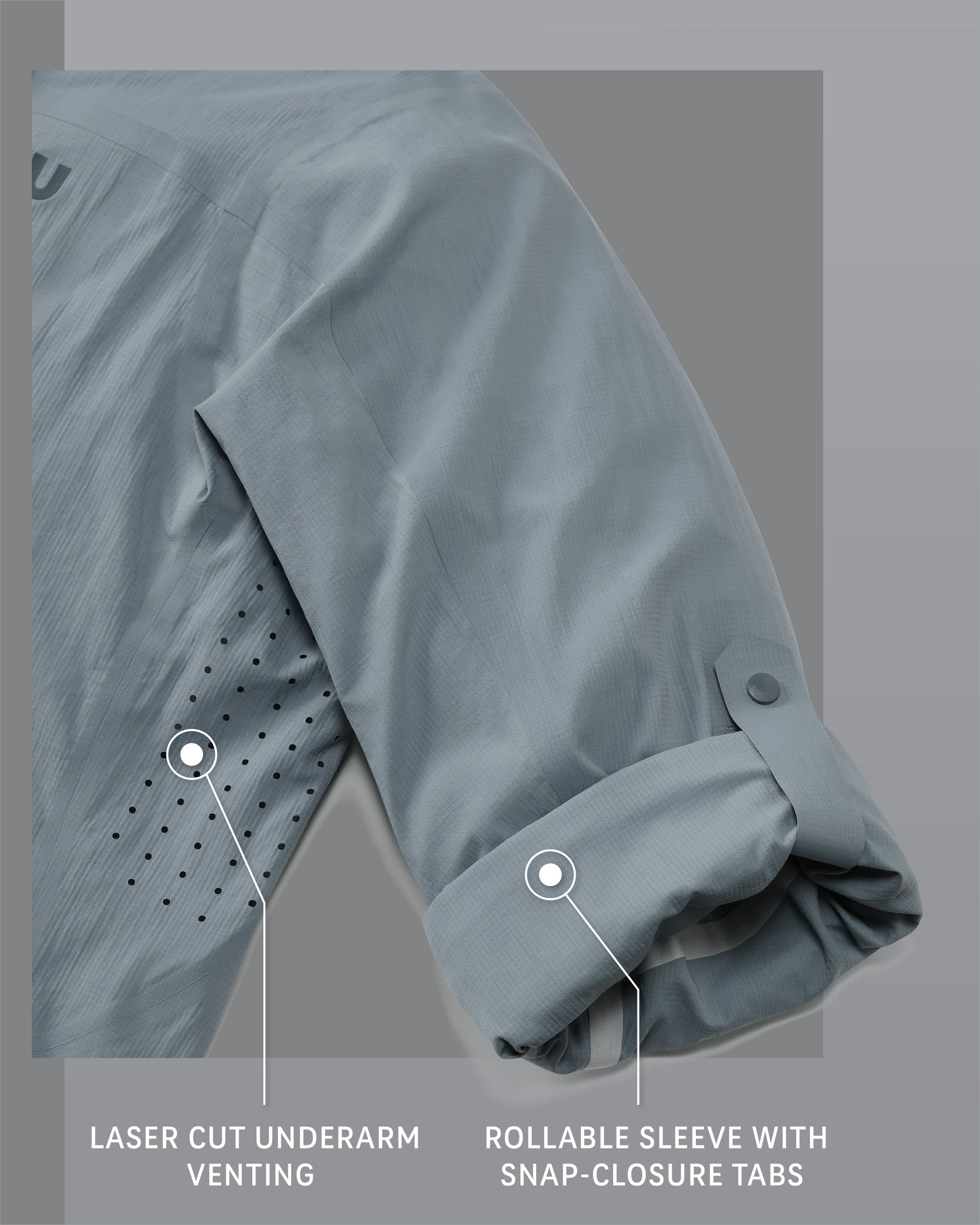 Outlet Salton LS Shirt | Slate - Image 3