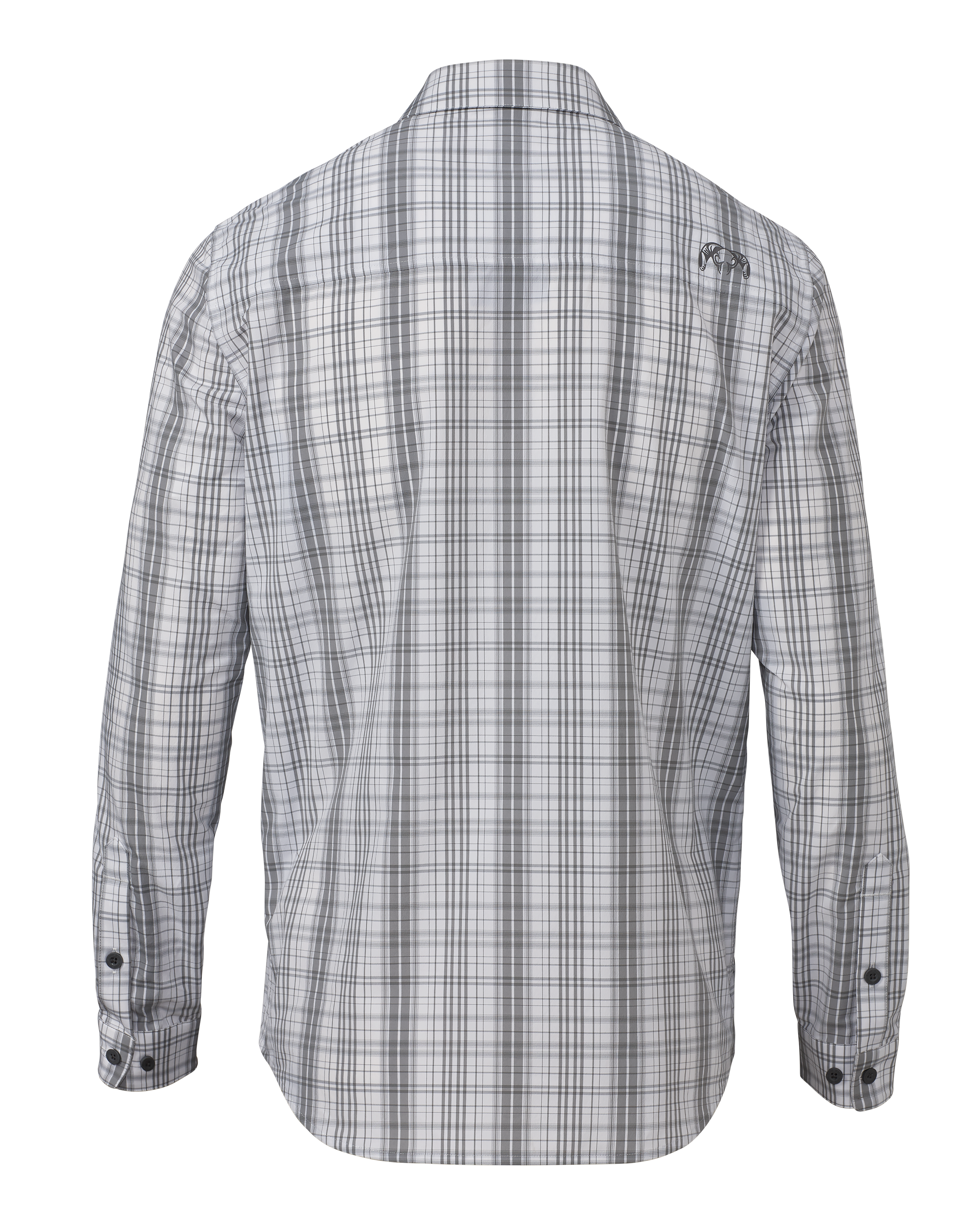 Alternative view of Borrego LS Shirt | Granite Plaid