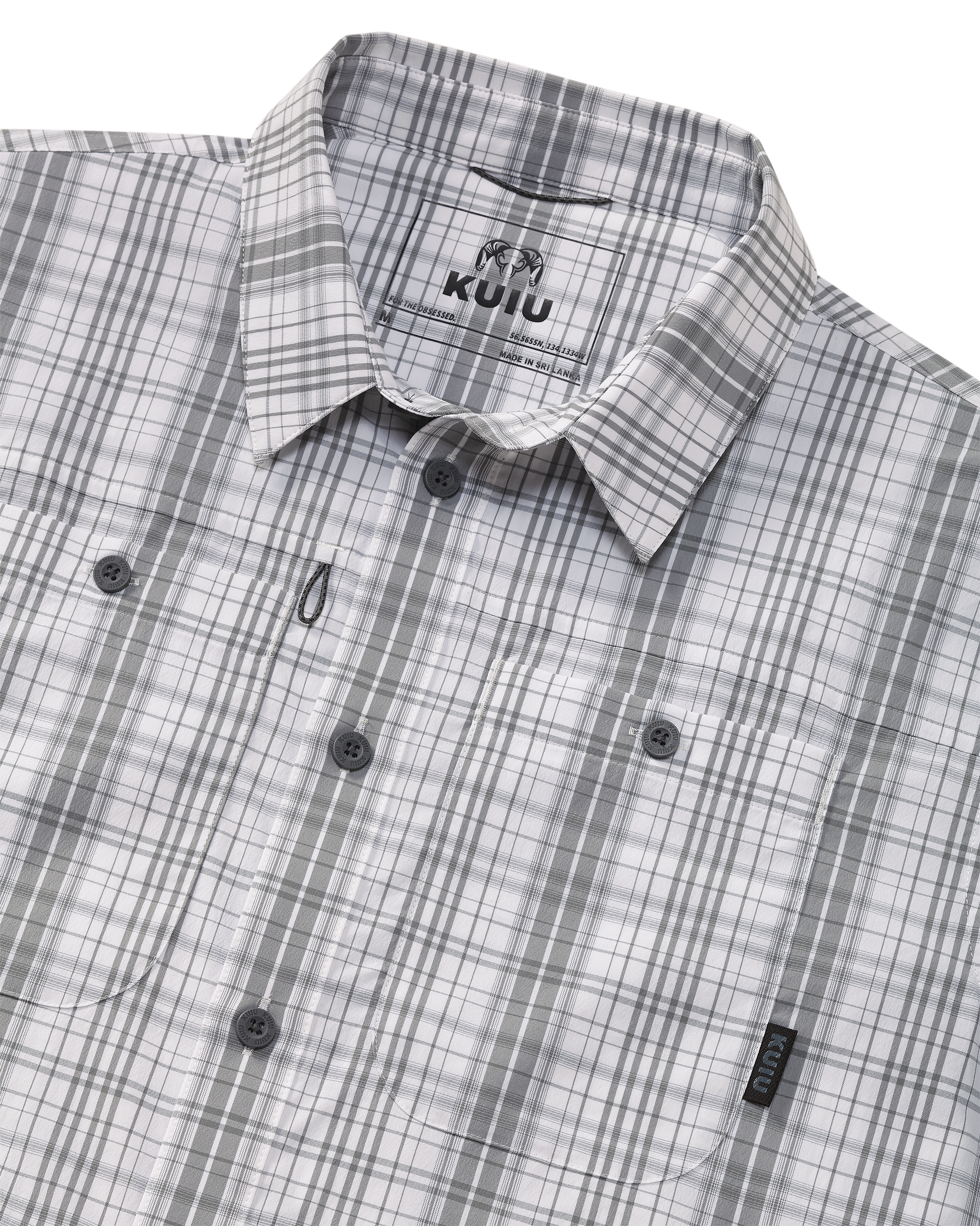 Borrego LS Shirt | Granite Plaid - Image 3