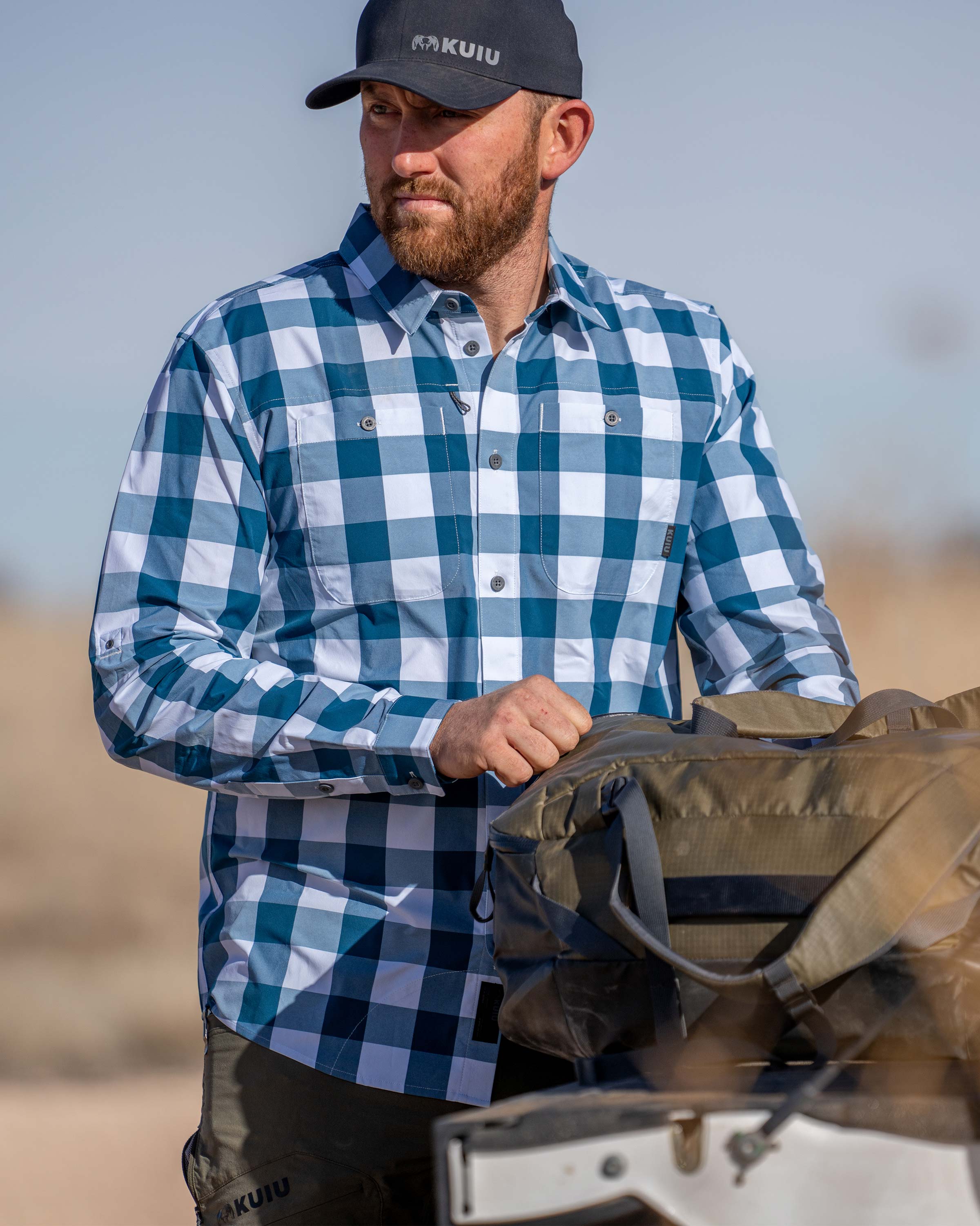 Borrego LS Shirt | Lake Plaid - Image 6