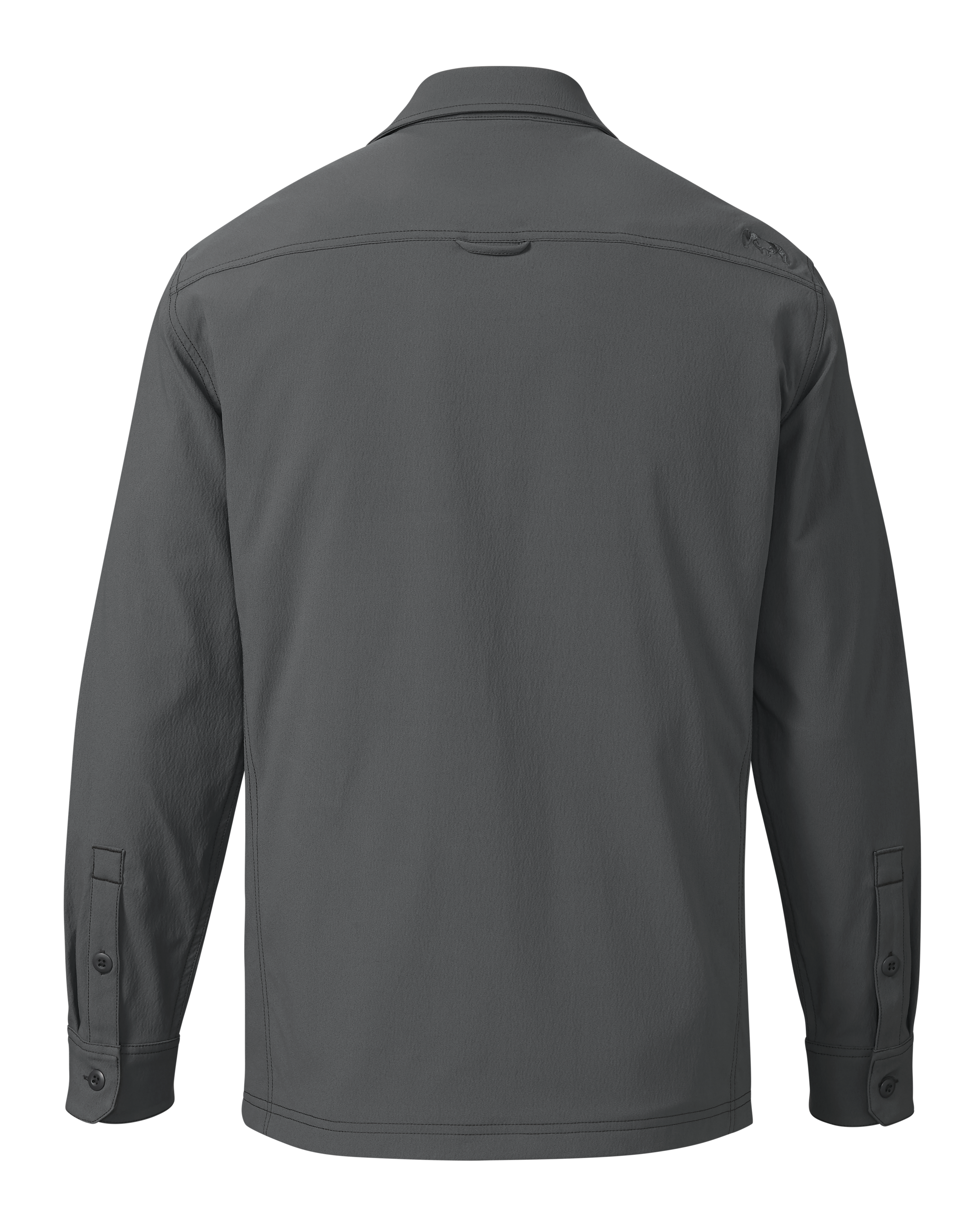 Motive Flannel Lined Shirt Jacket | Gunmetal - Image 3