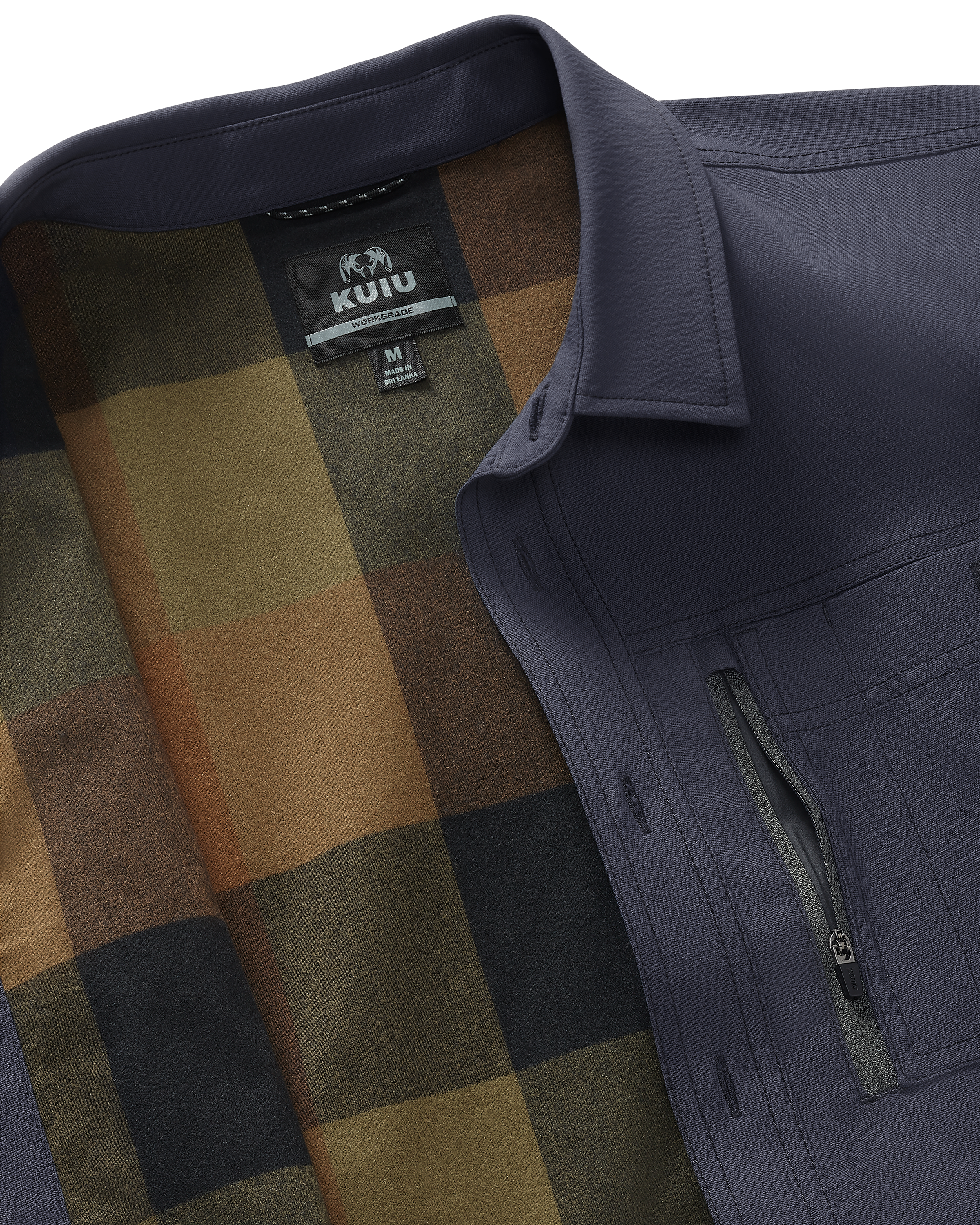 Alternative view of Motive Flannel Lined Shirt Jacket | Steel Blue