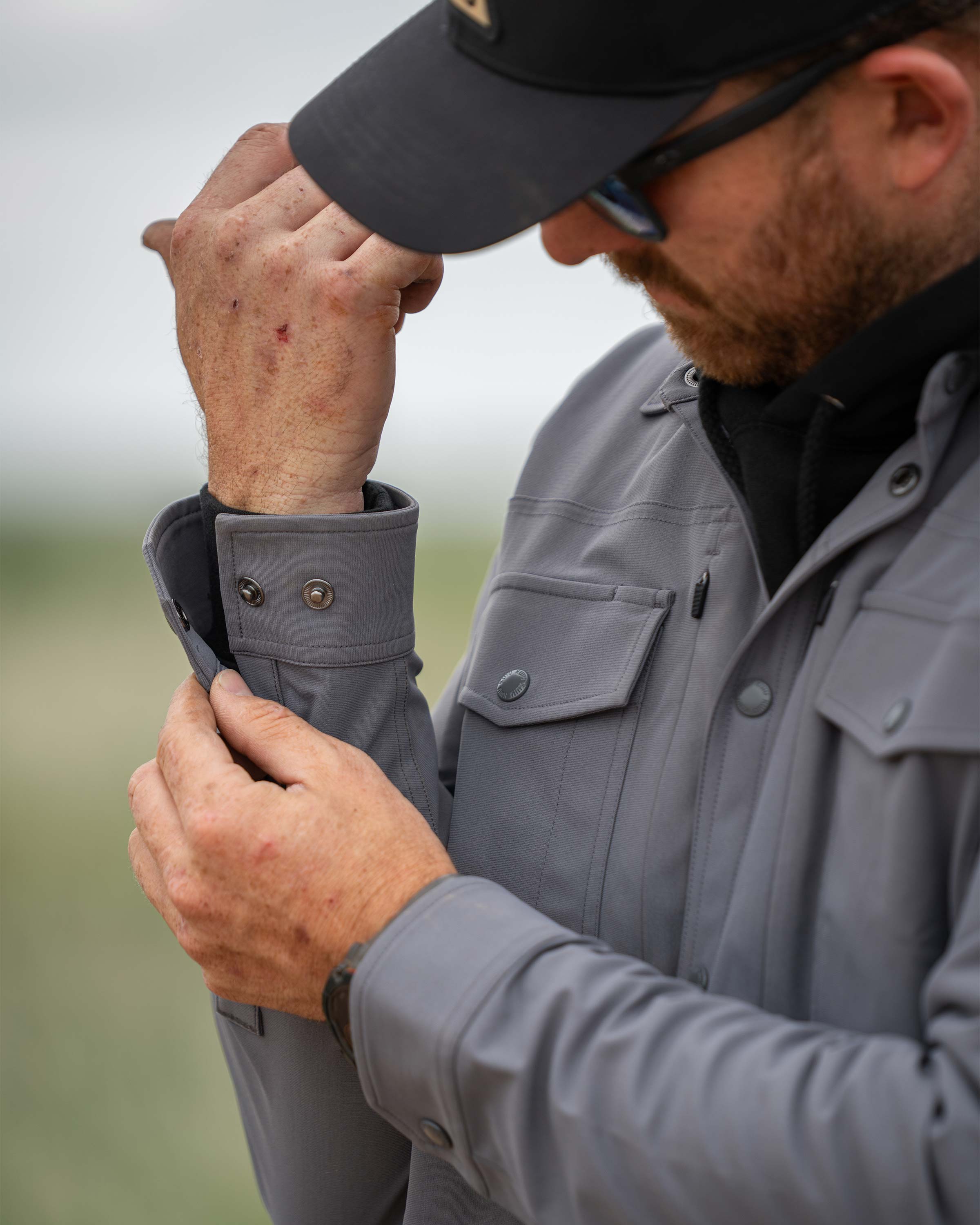 Tour Shirt Jacket | Dark Sage - Image 10