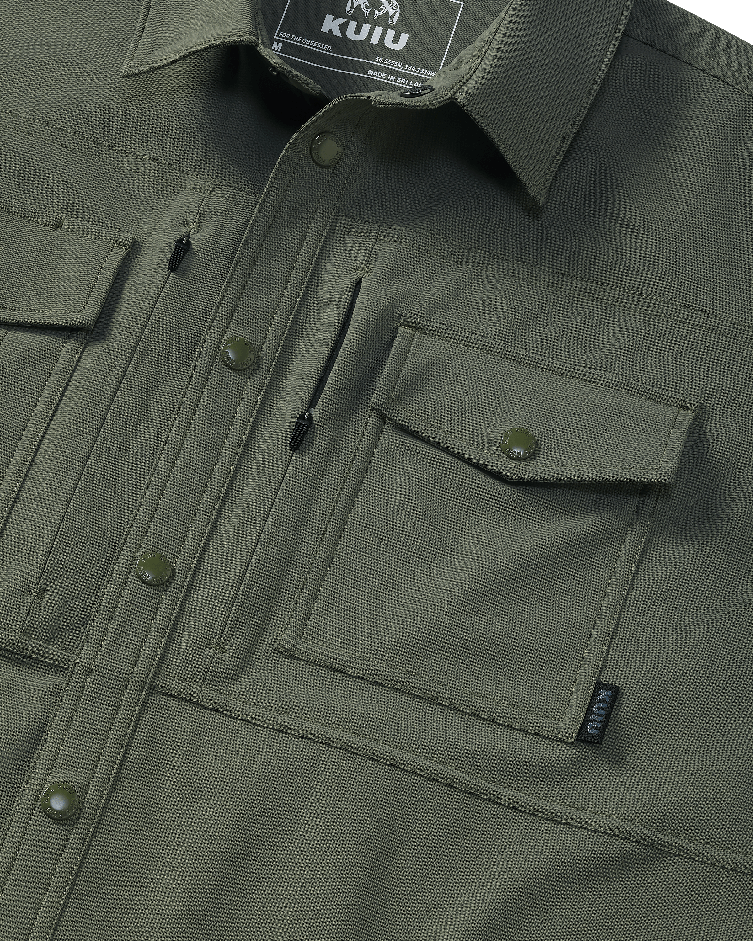 Tour Shirt Jacket | Dark Sage - Image 4