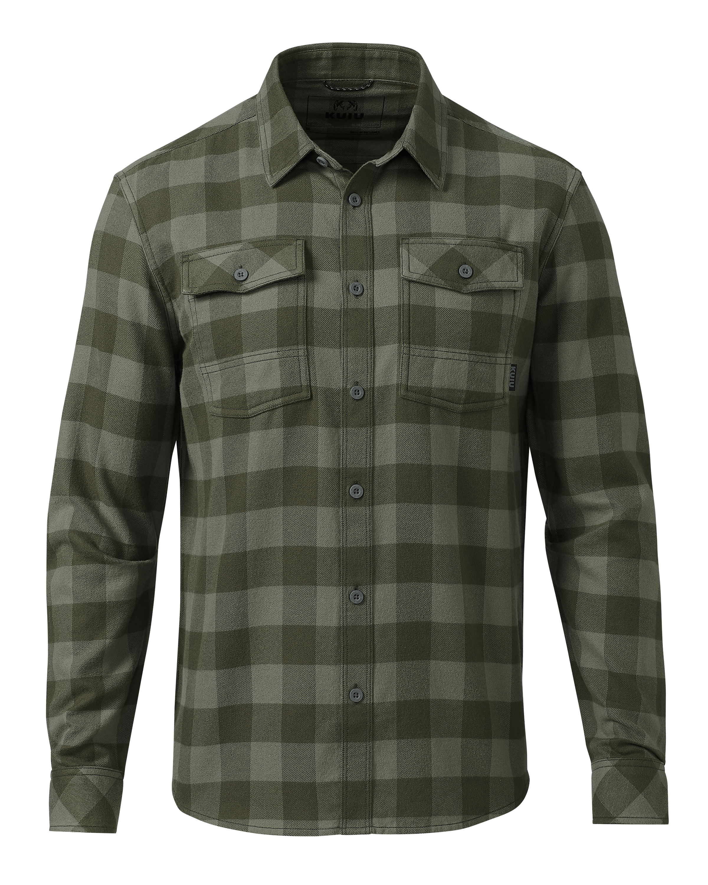 Outlet Field Flannel Shirt | Loden Buffalo Check