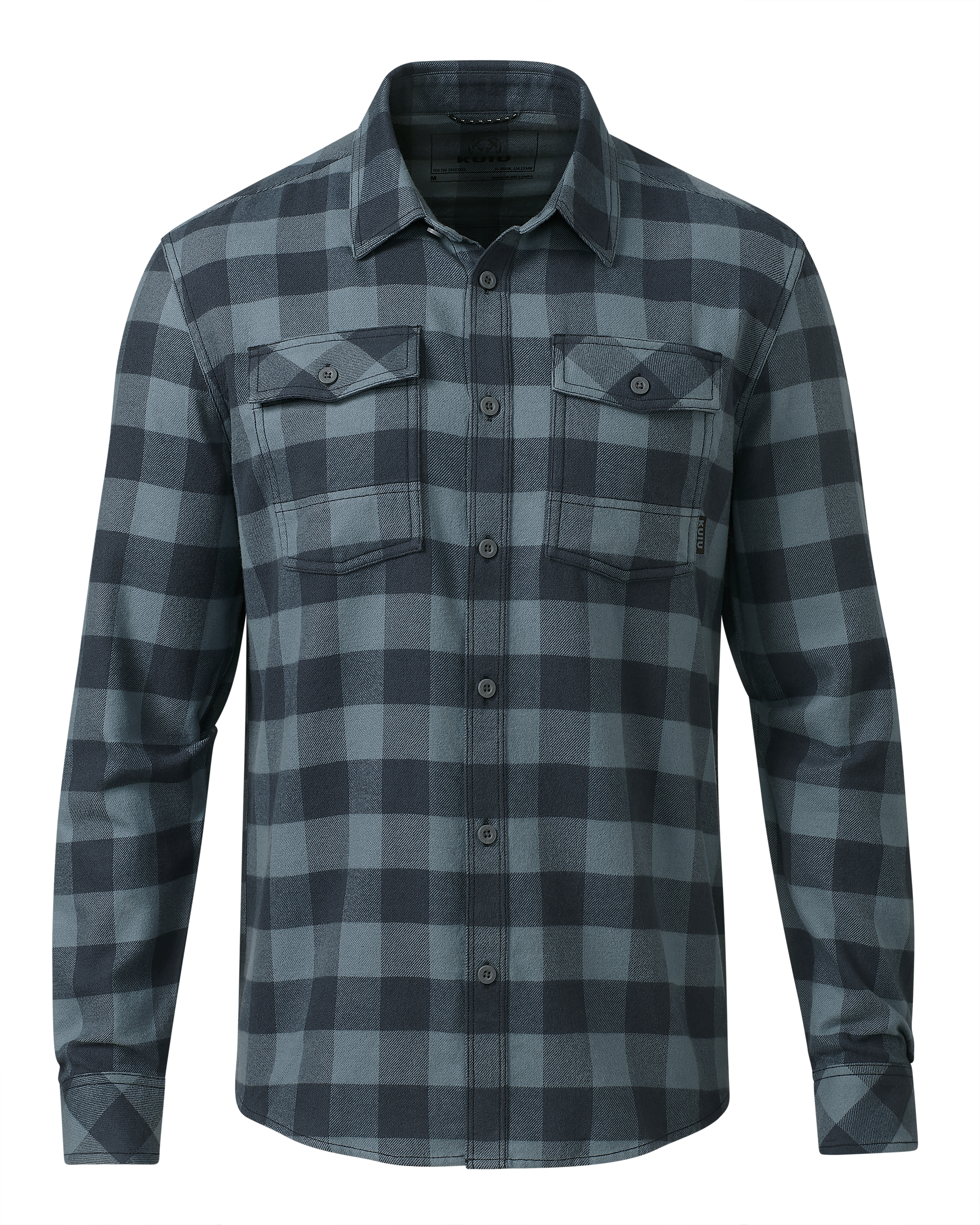Field Flannel Shirt | Slate Buffalo Check