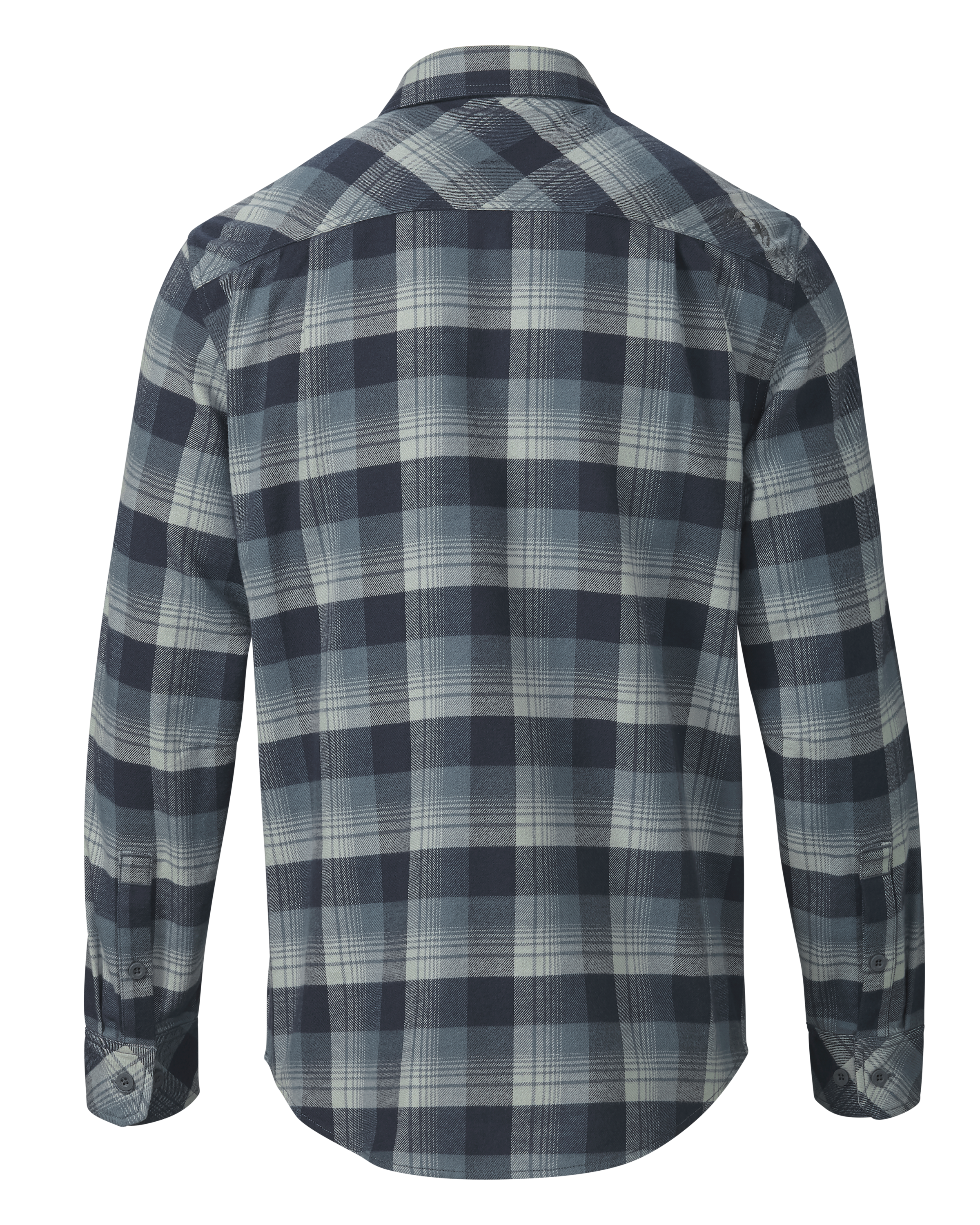 Alternative view of Field Flannel Shirt | Steel Blue Blockline
