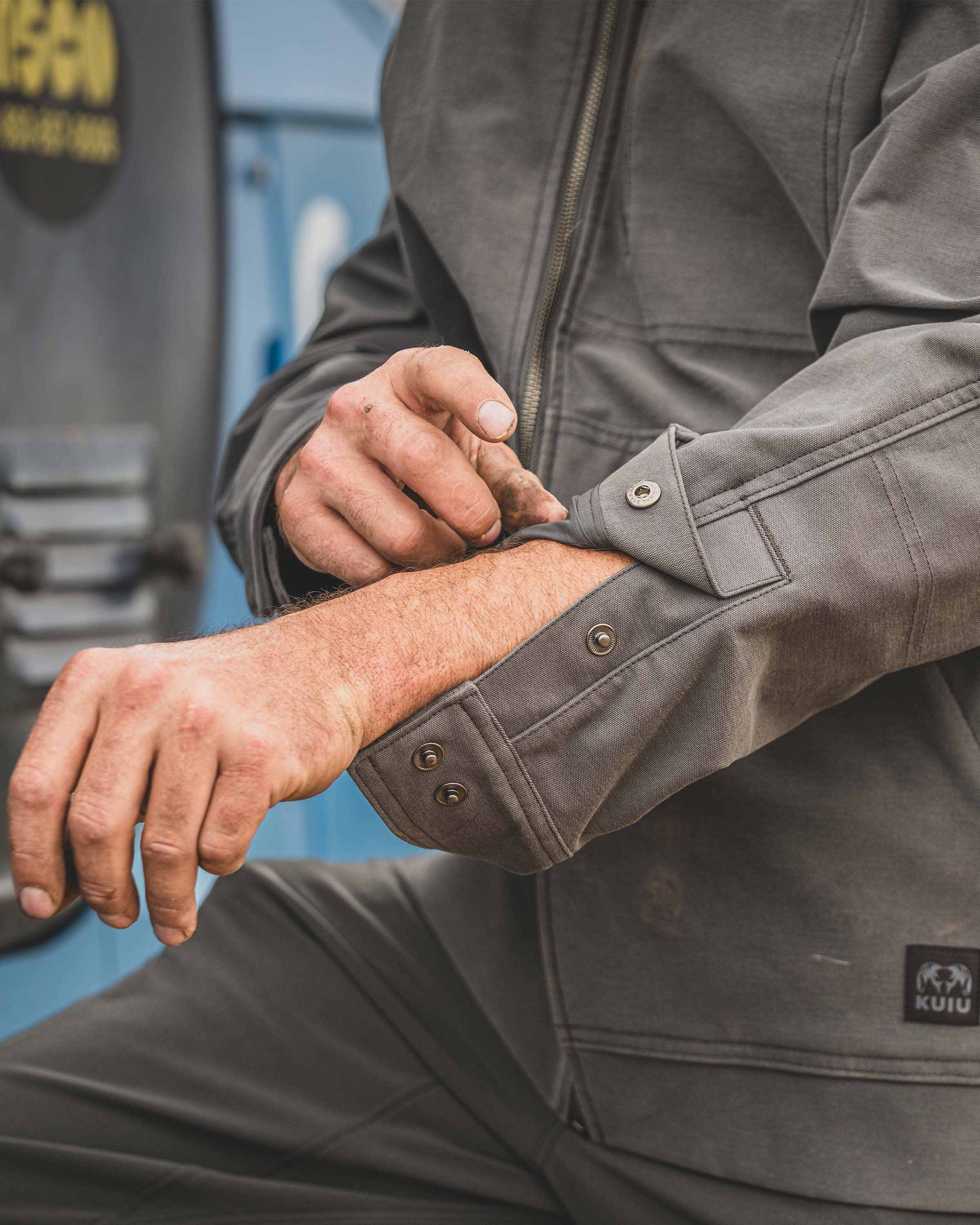Brawley Hooded Fleece Jacket | Saddle - Image 10