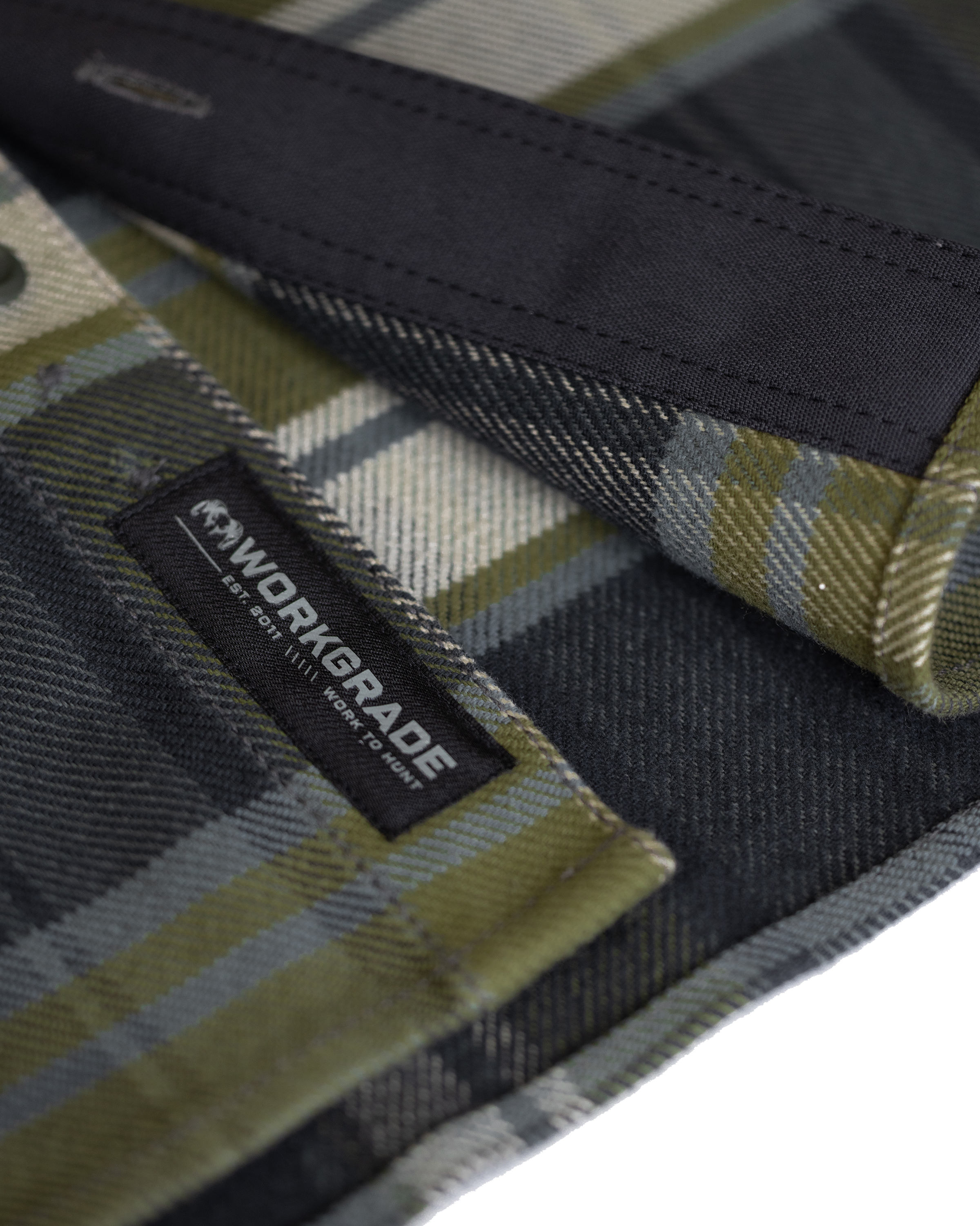 Flannel Heavyweight Shirt | Verde Check Plaid - Image 4