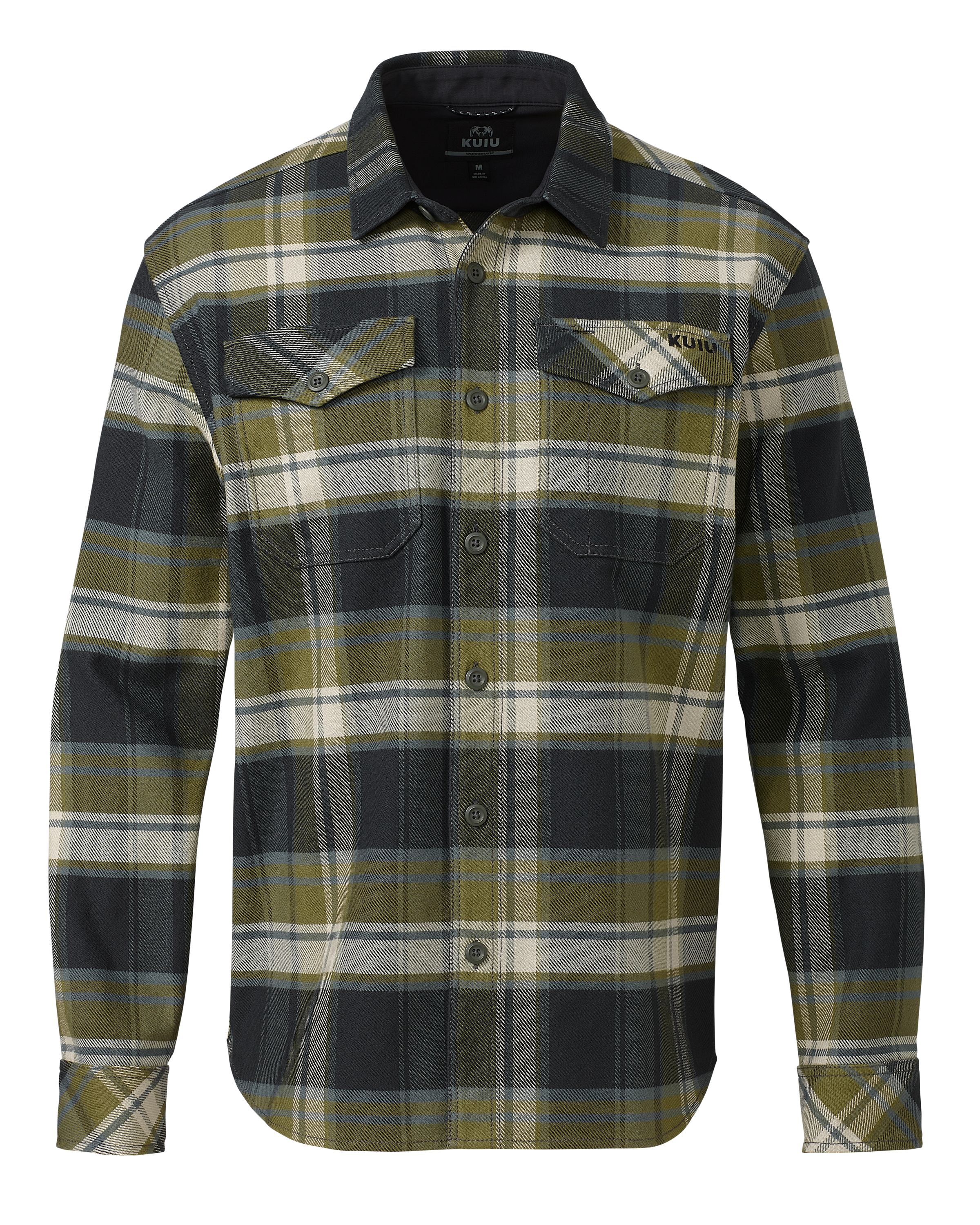 Flannel Heavyweight Shirt | Verde Check Plaid