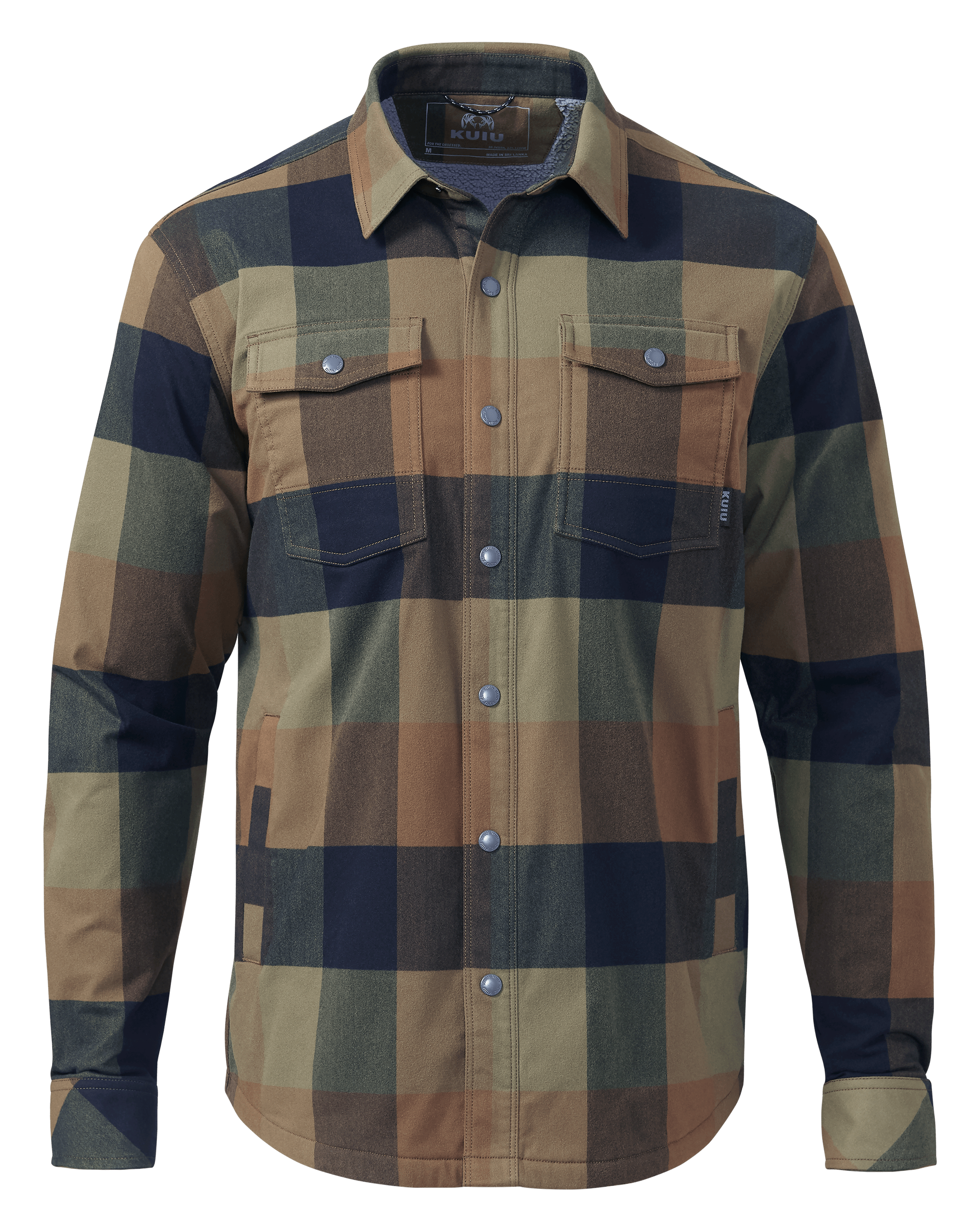 Field Flannel Fleece Shirt Jacket | Valo Plaid