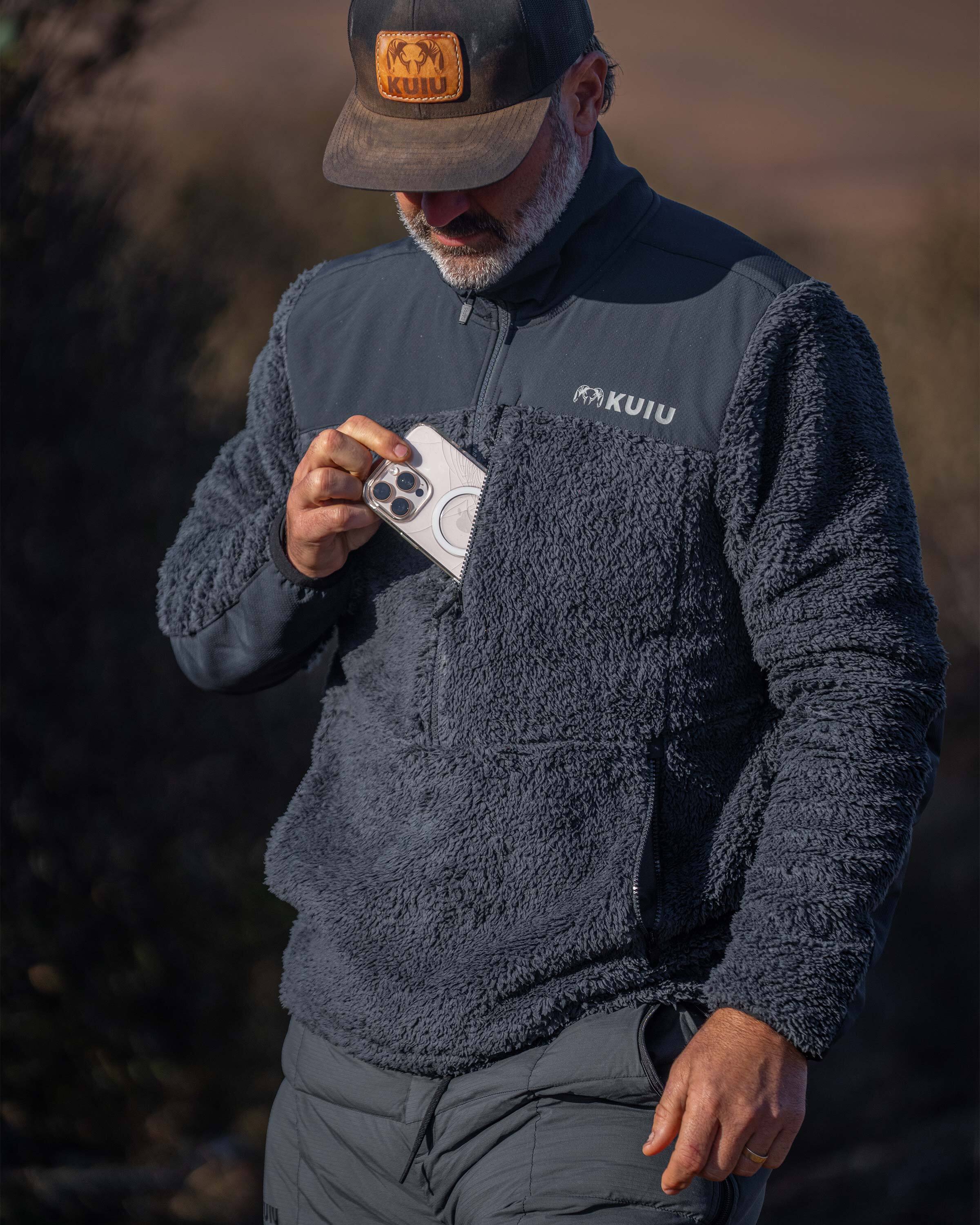 Sherpa Fleece Zip Pullover | Nightfall - Image 5