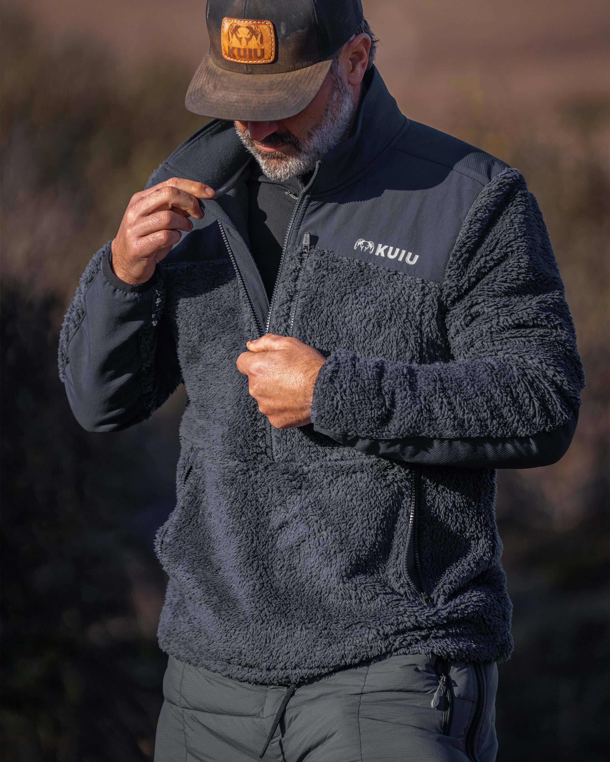 Sherpa Fleece Zip Pullover | Nightfall - Image 4