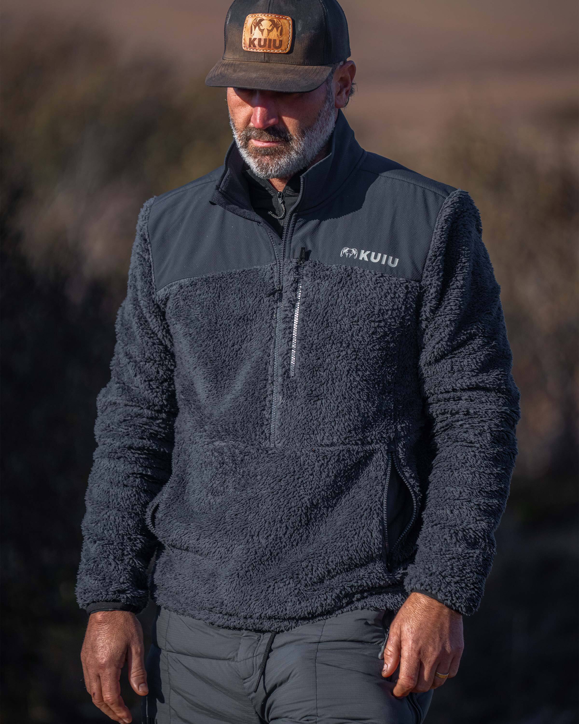 Sherpa Fleece Zip Pullover | Nightfall - Image 3