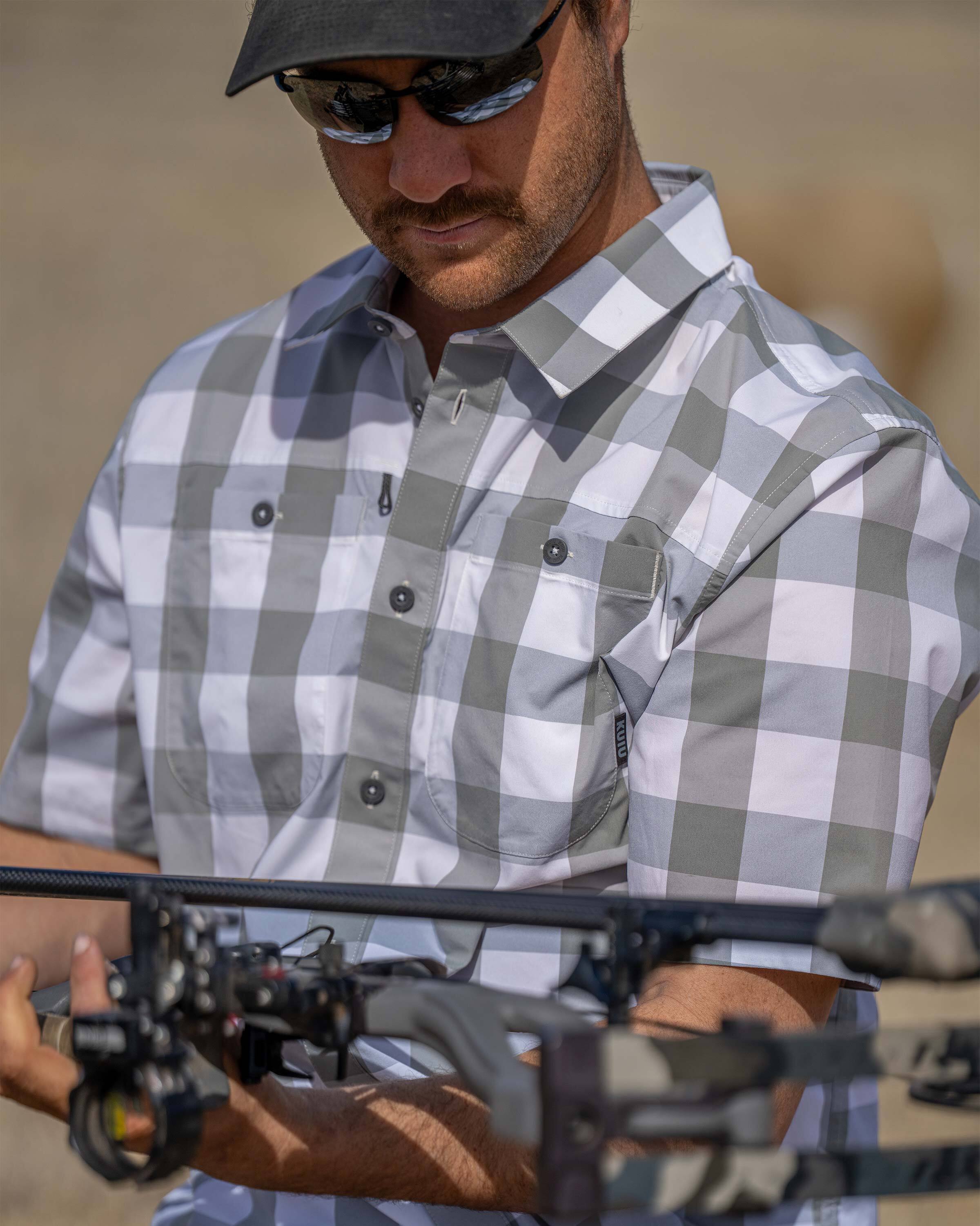 Borrego SS Shirt | Battleship Plaid - Image 4