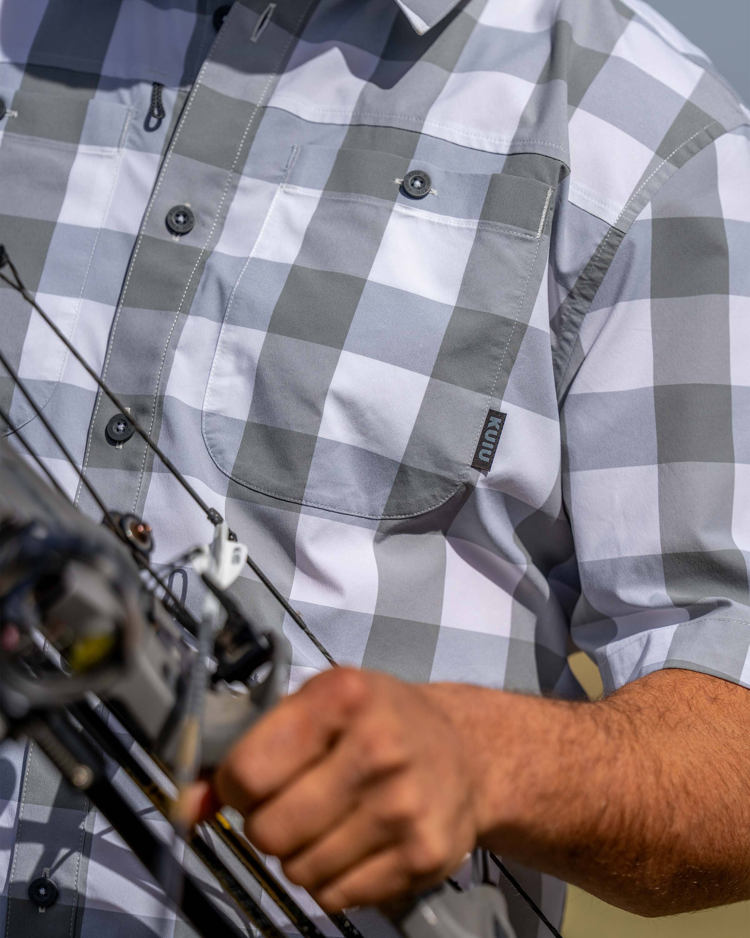 Borrego SS Shirt | Battleship Plaid - Image 7