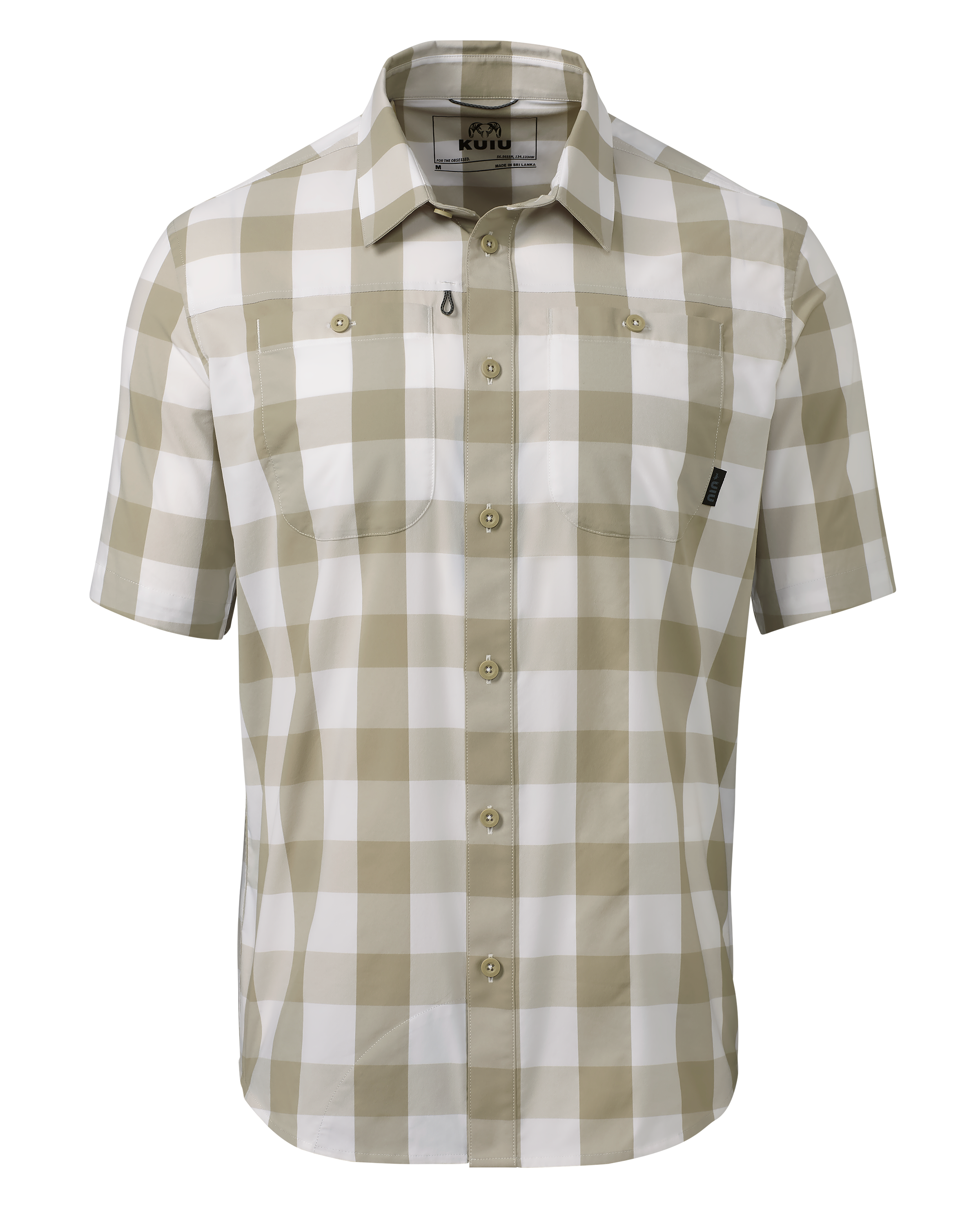 Borrego SS Shirt | Sand Plaid