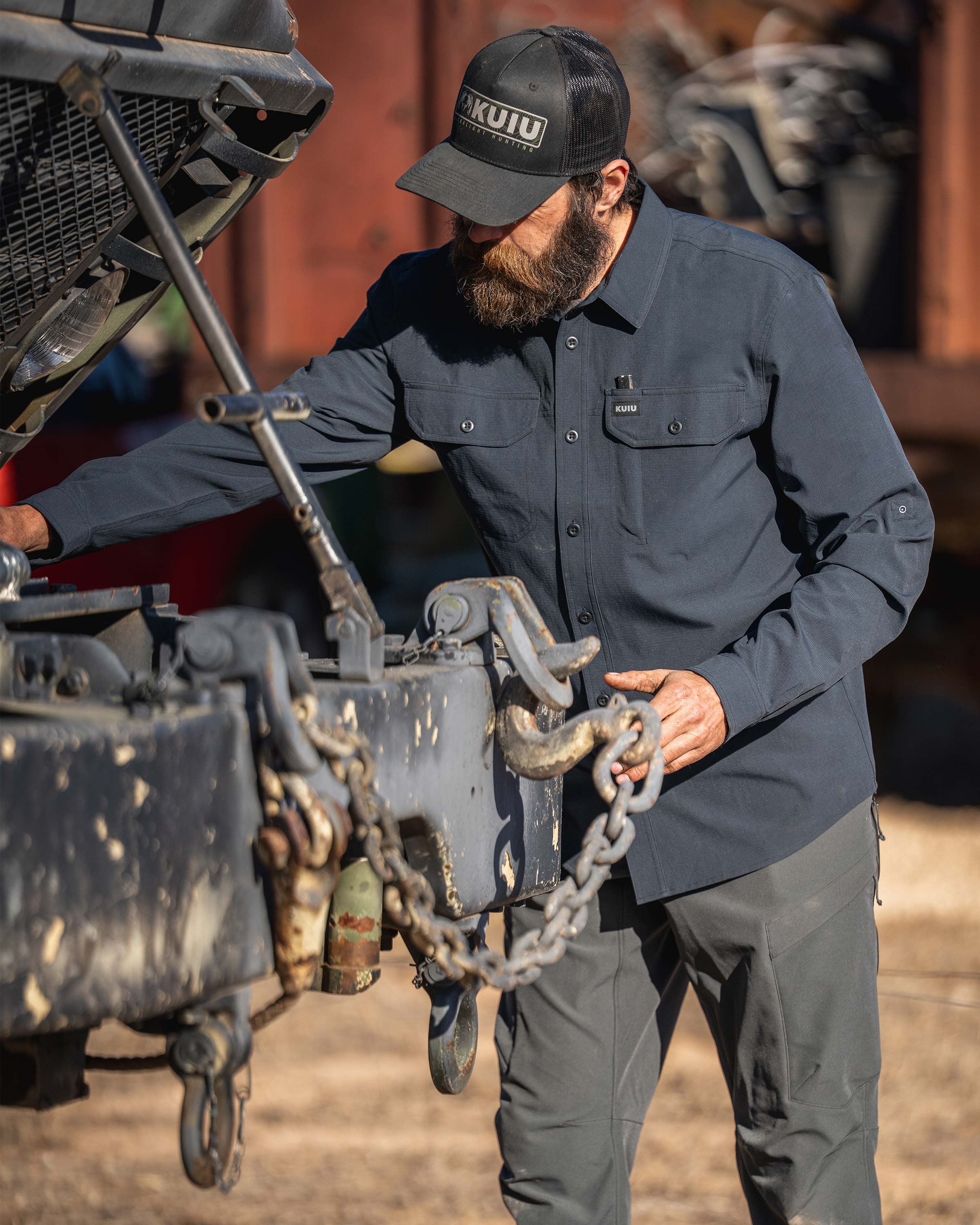 Gauge LS Work Shirt | Nightfall - Image 5