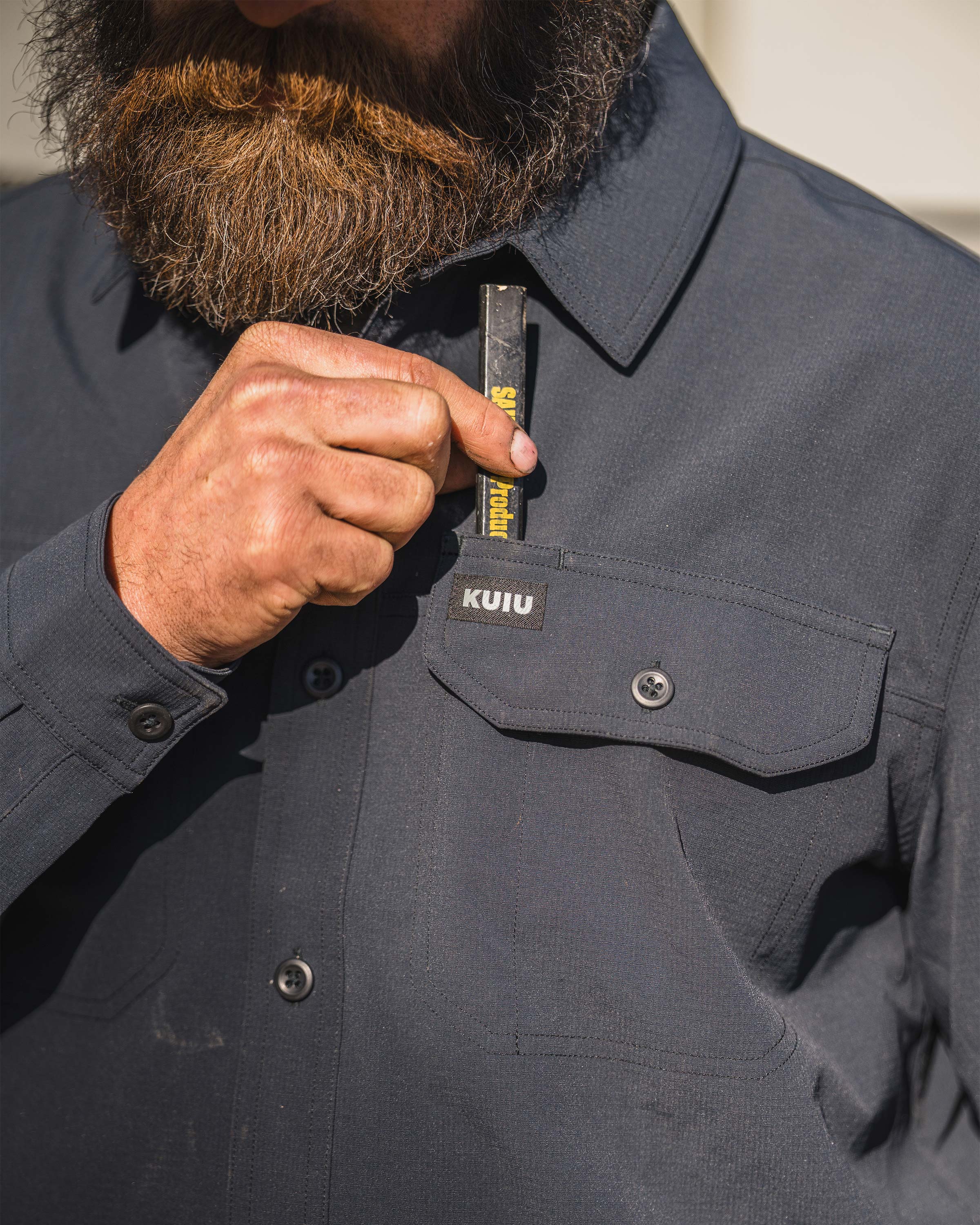 Gauge LS Work Shirt | Nightfall - Image 6