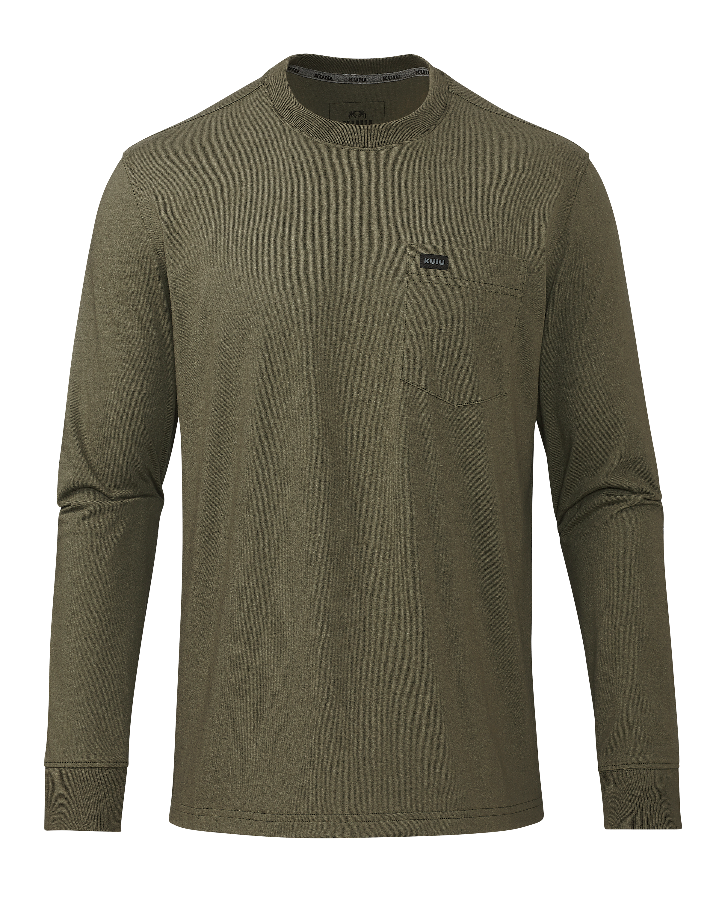 Workgrade LS Pocket Crew | Evergreen