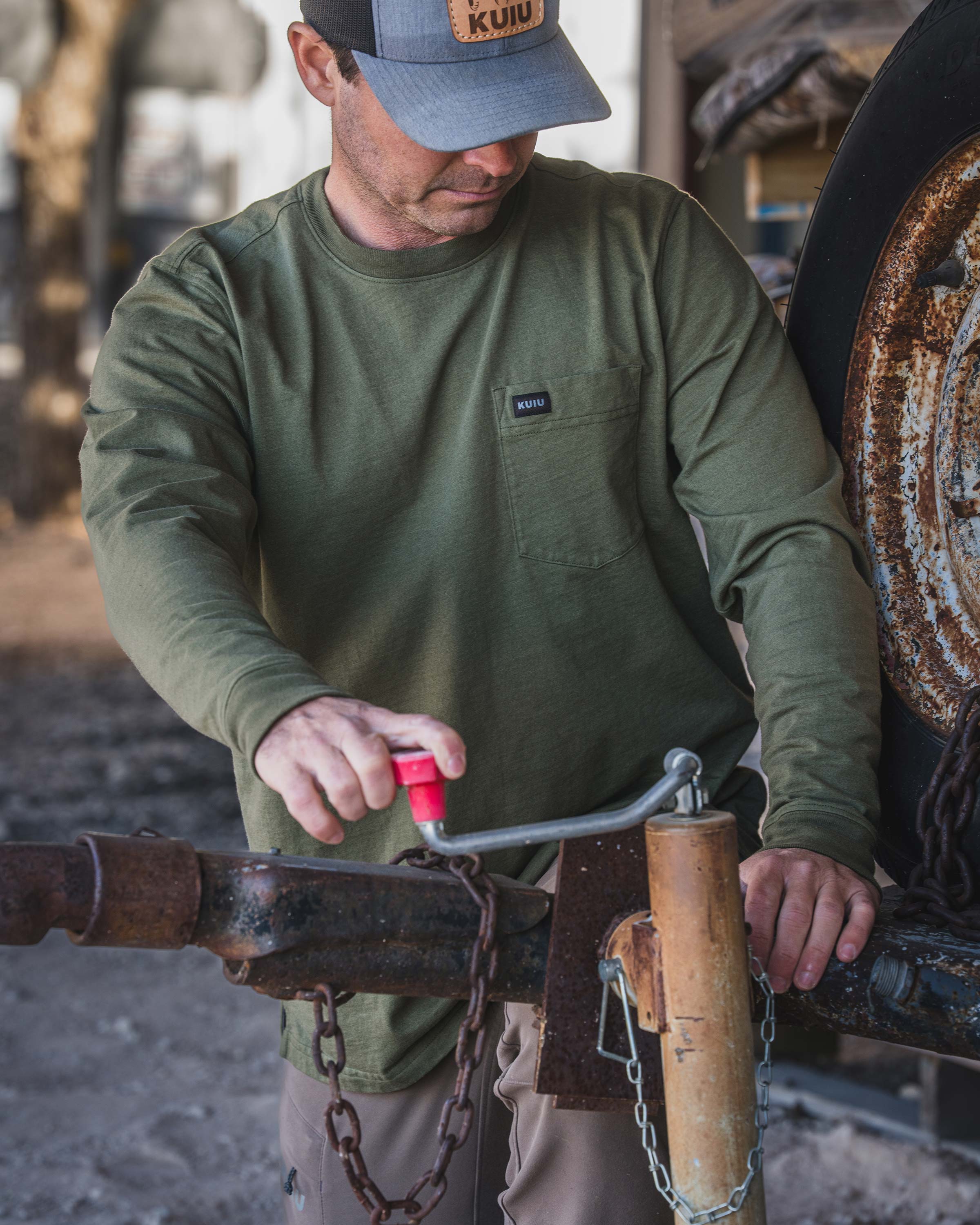 Workgrade LS Pocket Crew | Castle Rock - Image 4