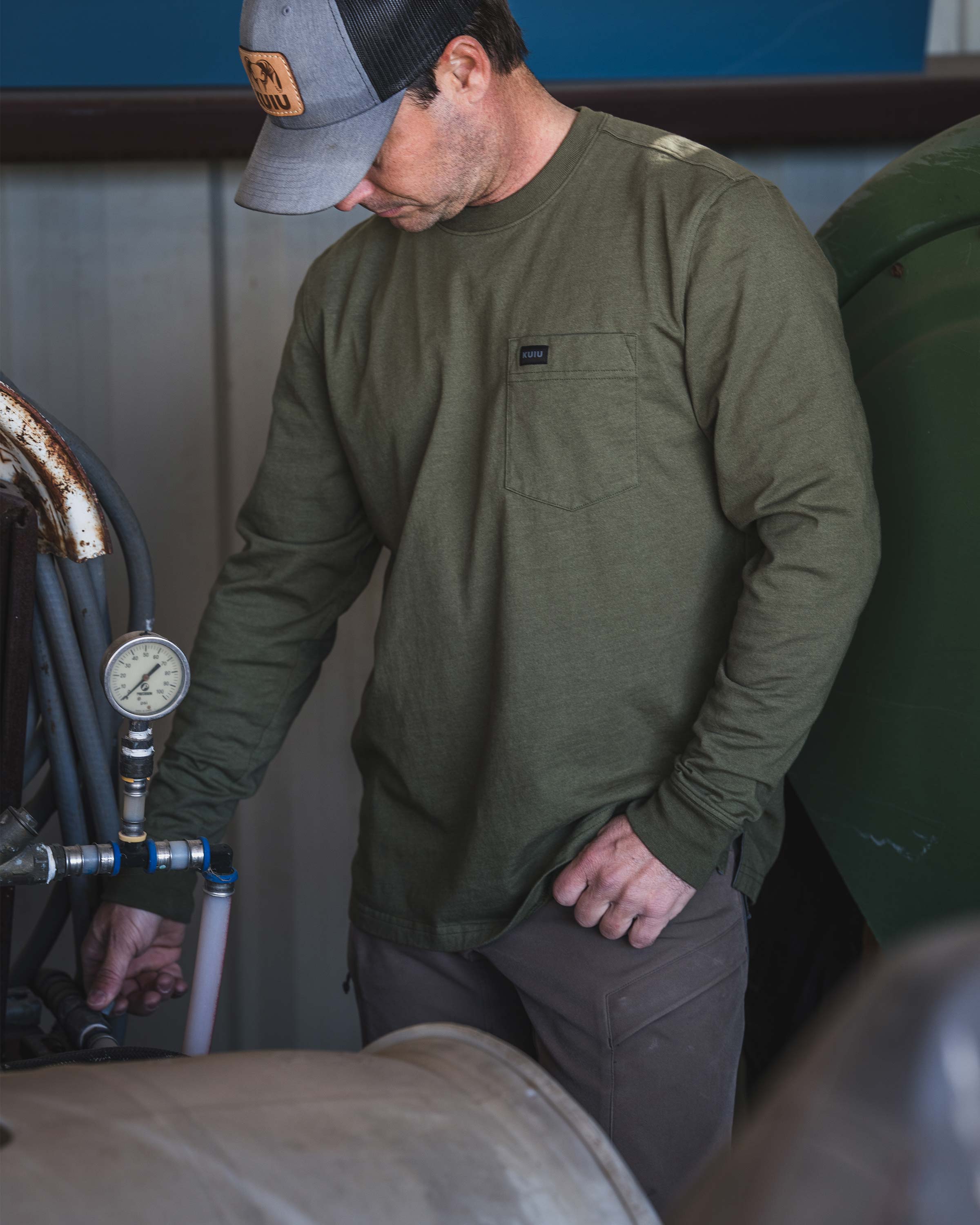 Workgrade LS Pocket Crew | Castle Rock - Image 5