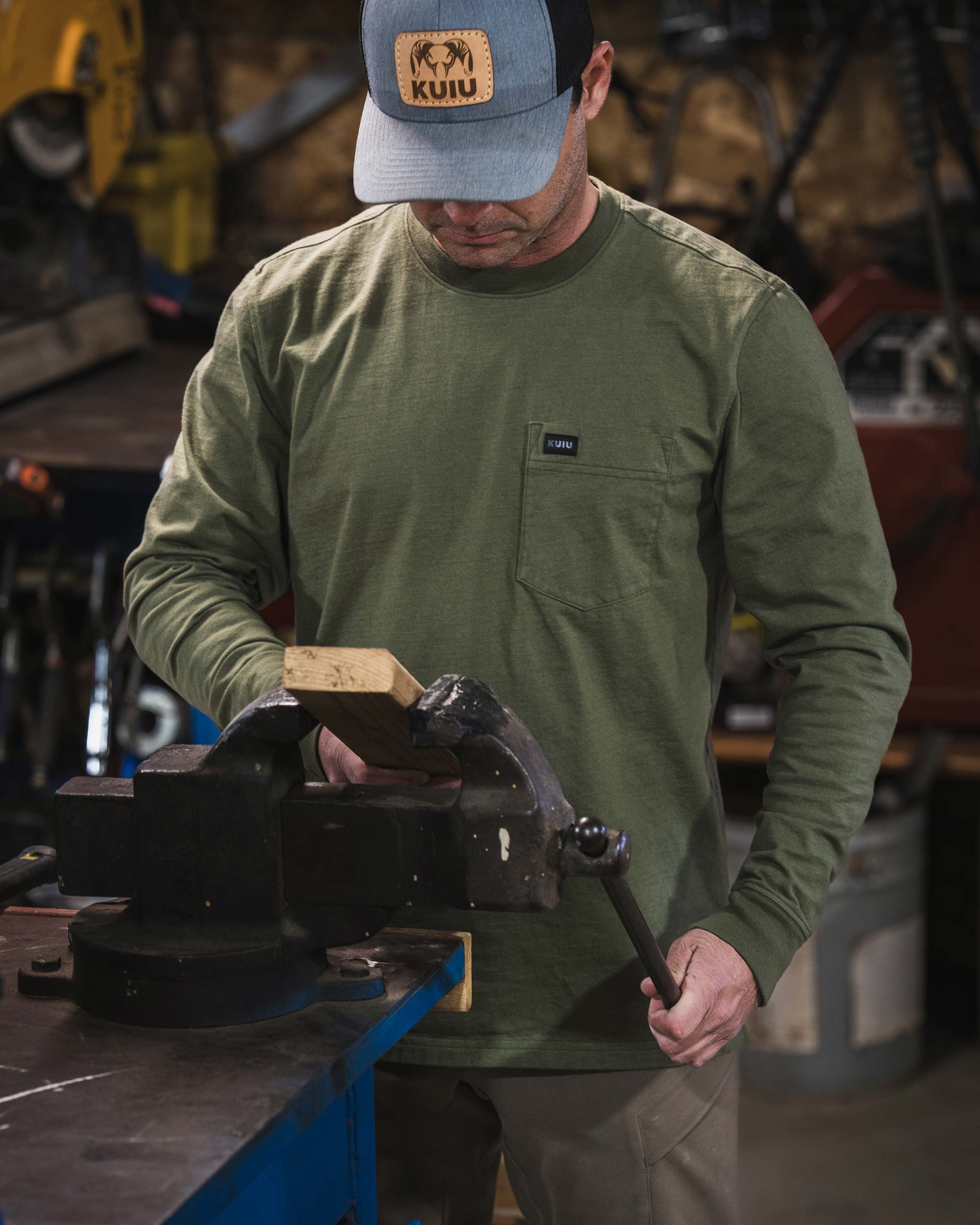 Workgrade LS Pocket Crew | Castle Rock - Image 3