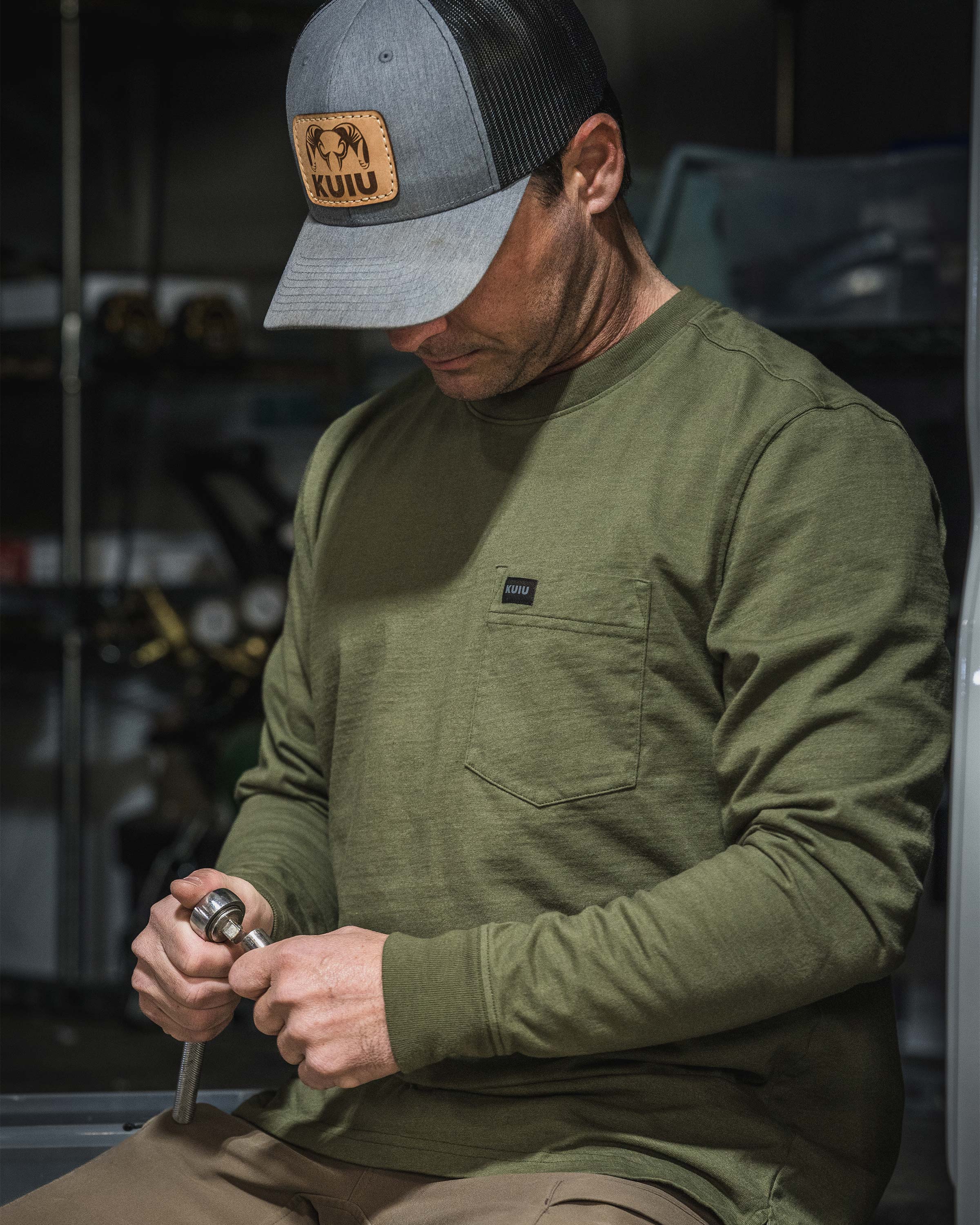 Workgrade LS Pocket Crew | Castle Rock - Image 6
